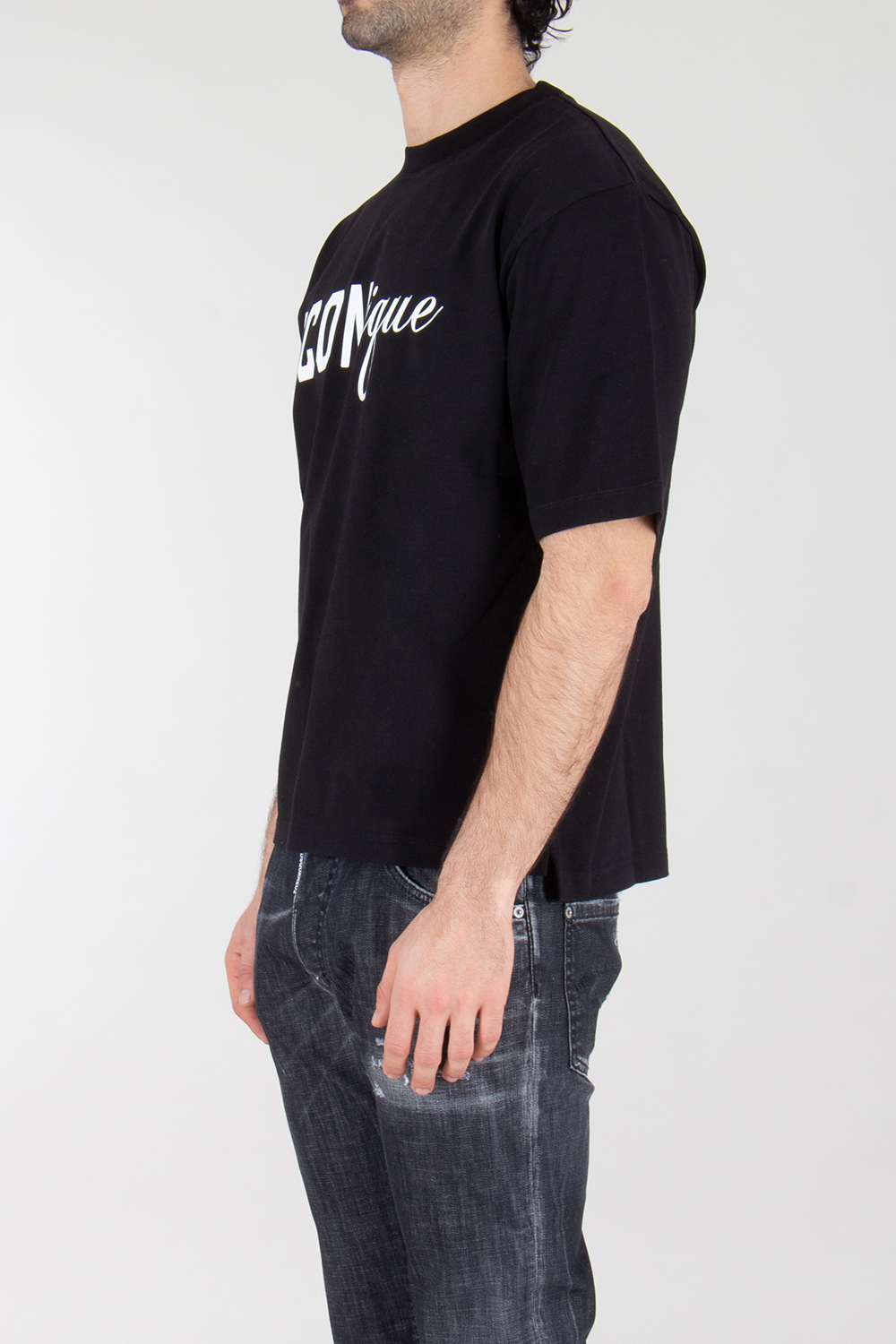 DSQUARED2 Loose Fit Cotton T-Shirt Iconique