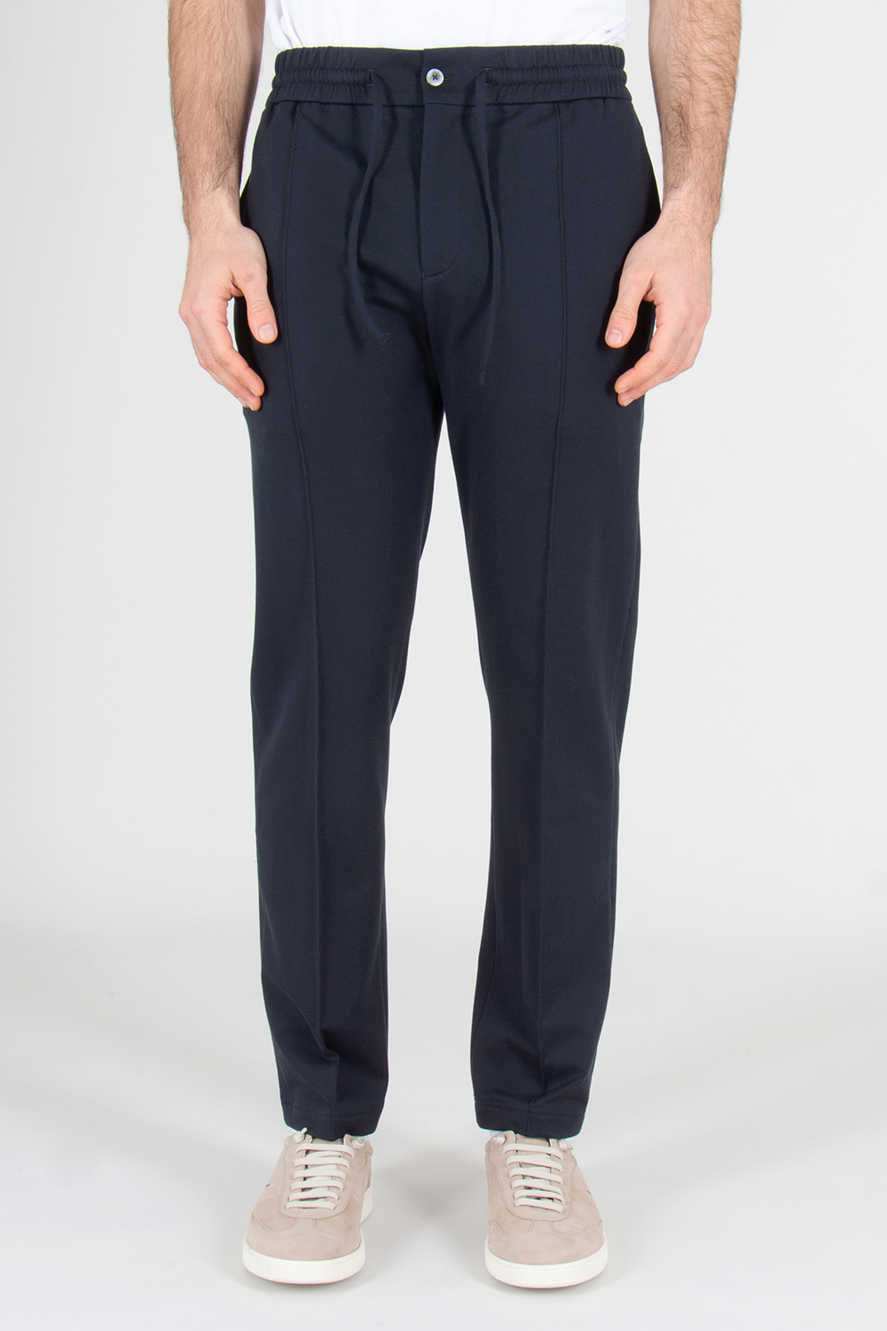 STEFAN BRANDT Slim Fit Urpima Sea Island Cotton Stretch French Terry Joggpants Jonas