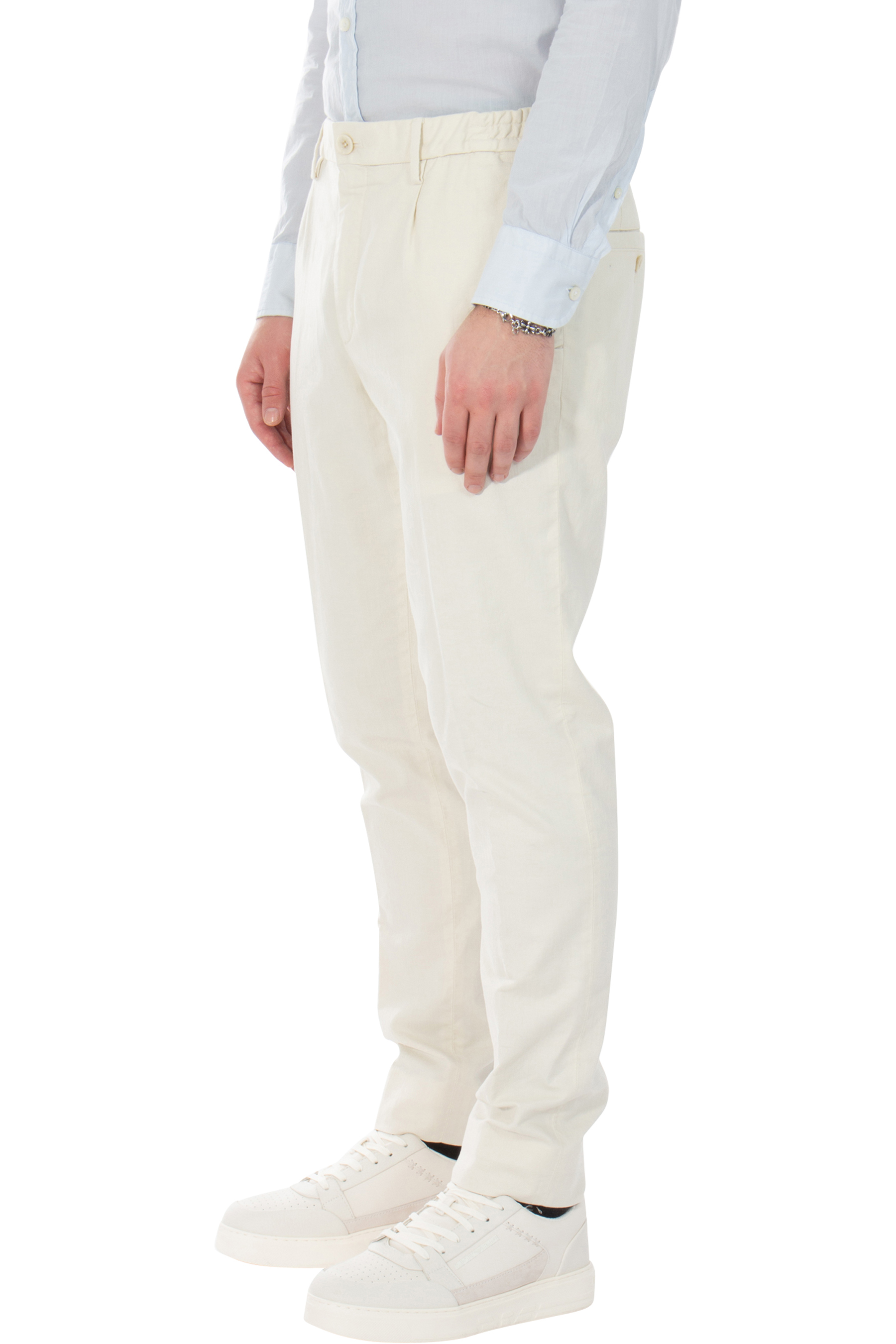 GTA Cotton Linen Blend Stretch Pants Dennis