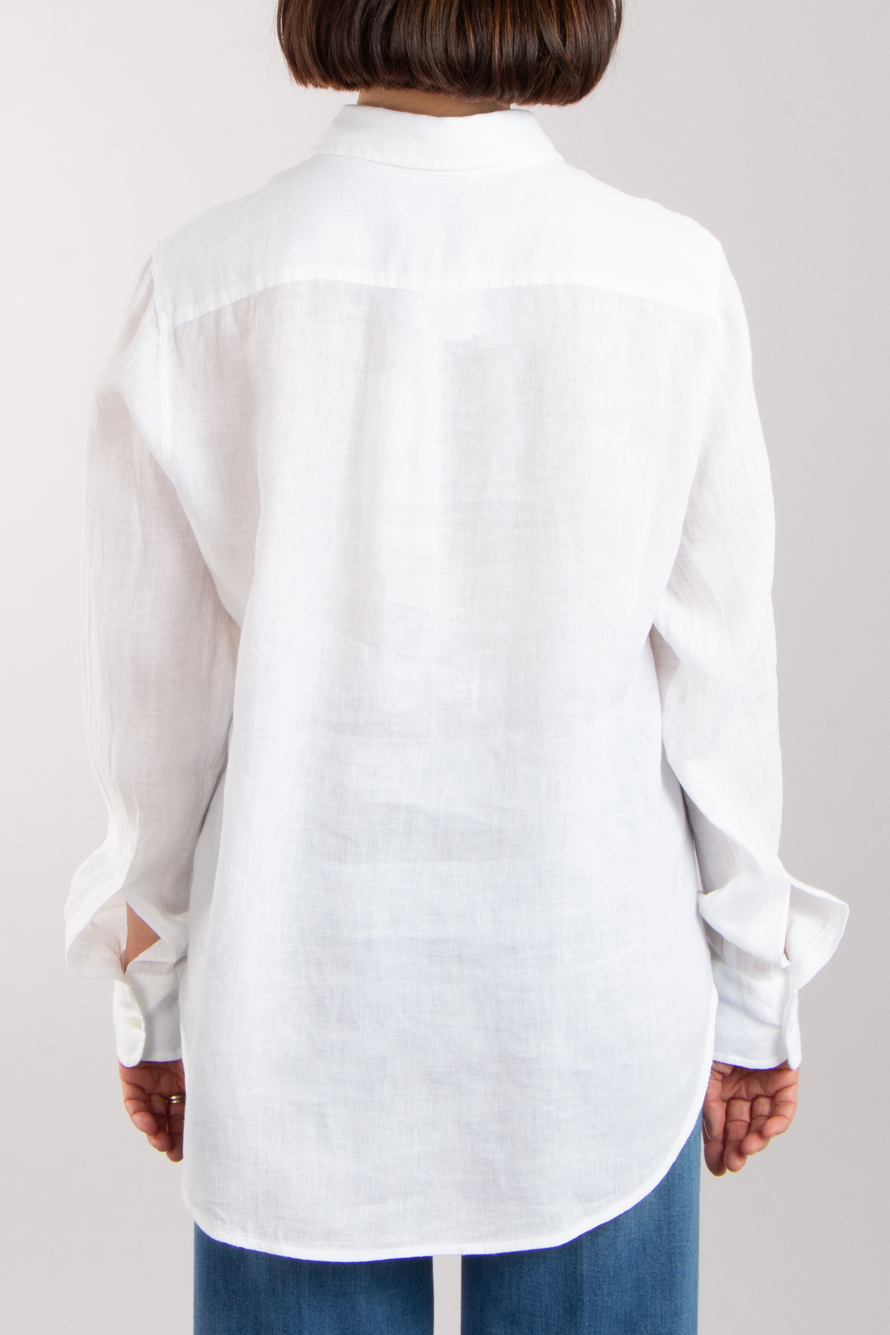 0039 ITALY Relaxed Fit Linen Blouse Mira