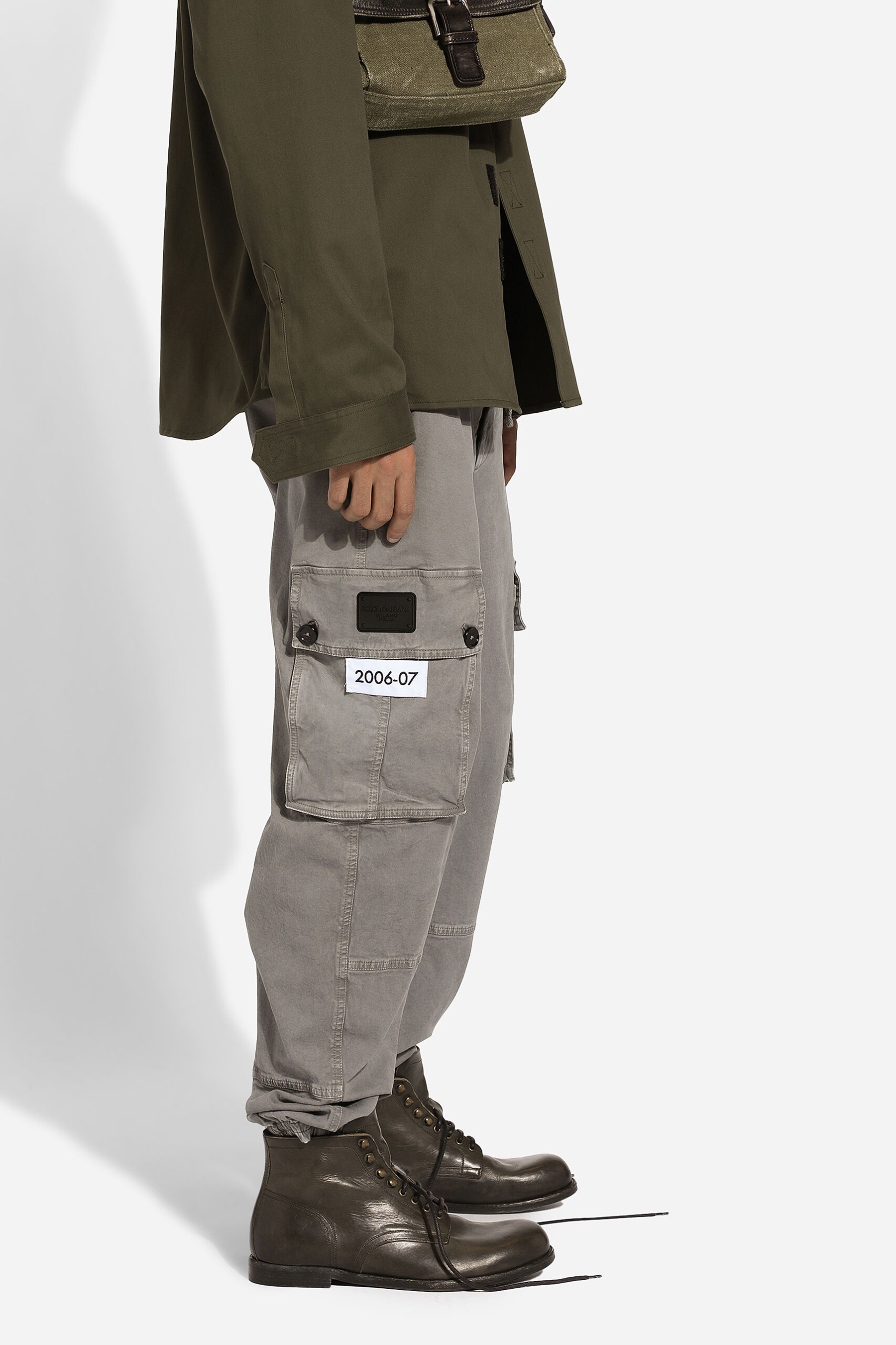 DOLCE & GABBANA Cotton Stretch Cargo Pants DOLCE & GABBANA Cotton Stretch Cargo Pants