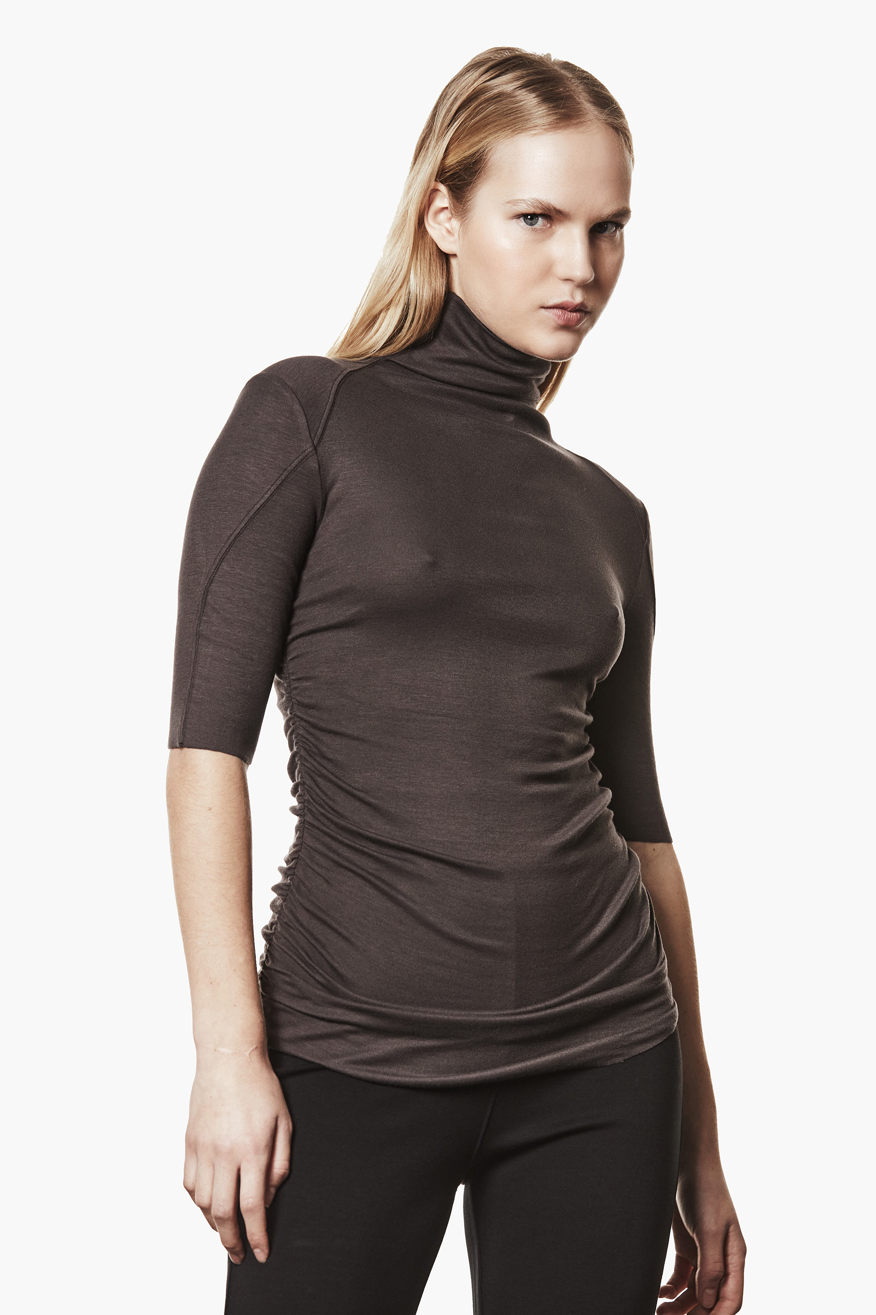 Langarm, Ärmel, T-Shirt, Person, Frau