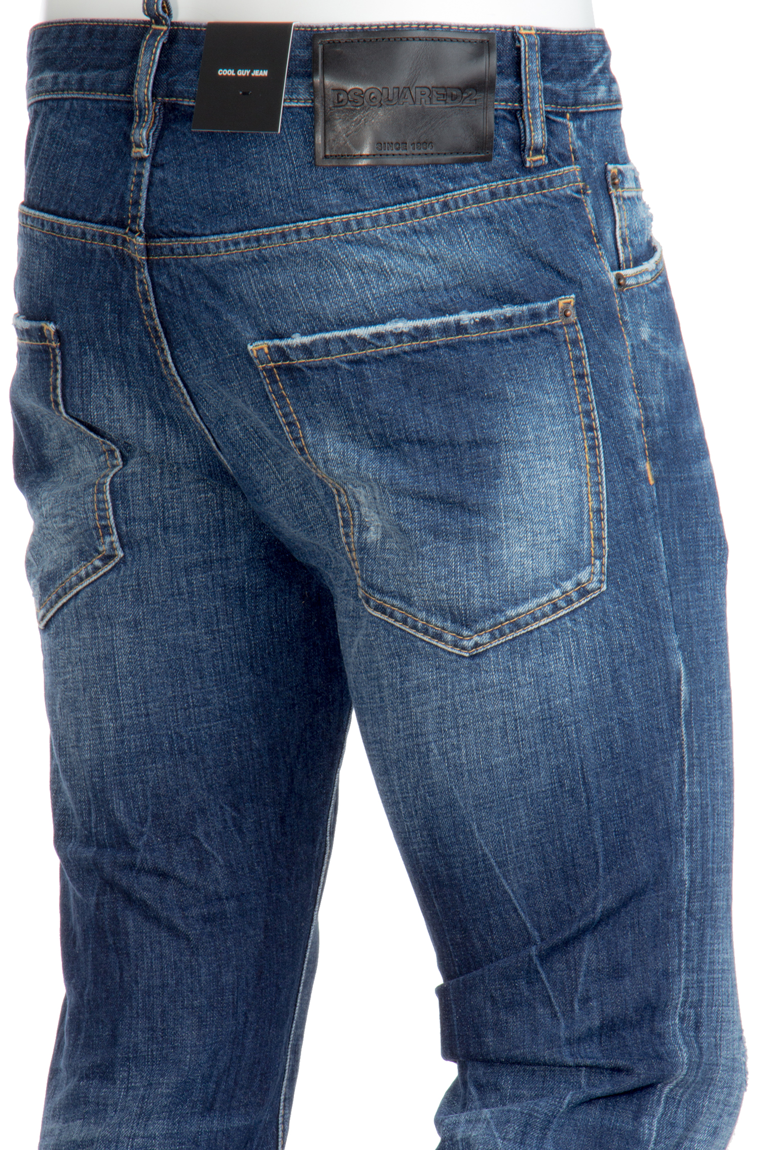 DSQUARED2 Dark Wash Cotton Stretch Denim Cool Guy Jeans | 44 DSQUARED2 Dark Wash Cotton Stretch Denim Cool Guy Jeans | 44