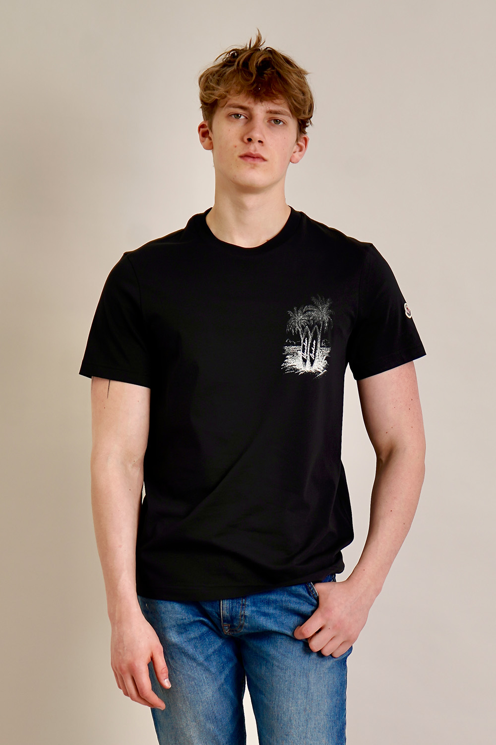 MONCLER Regular Fit Printed T- Shirt