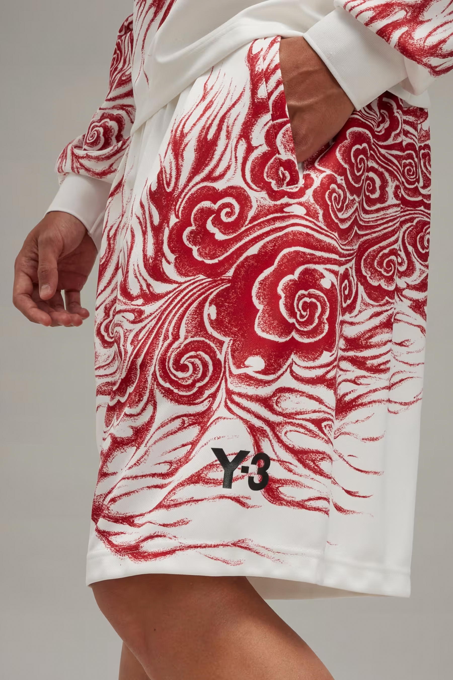 Y-3 X JFA Recycled Polyester Graphic Shorts Y-3 X JFA Recycled Polyester Graphic Shorts