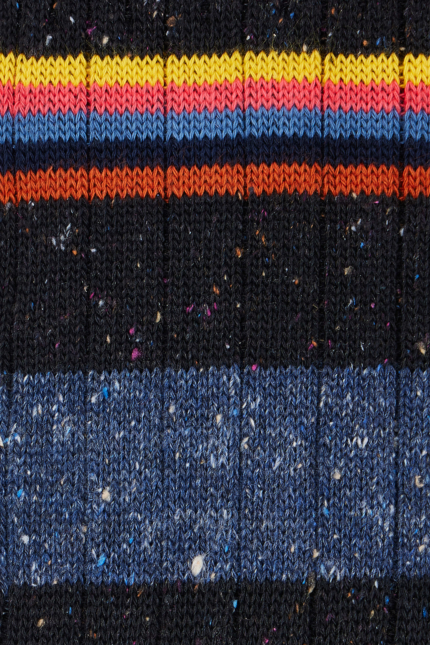 PAUL SMITH Chunky Signature Stripe Cotton-Silk Stretch Blend Socks