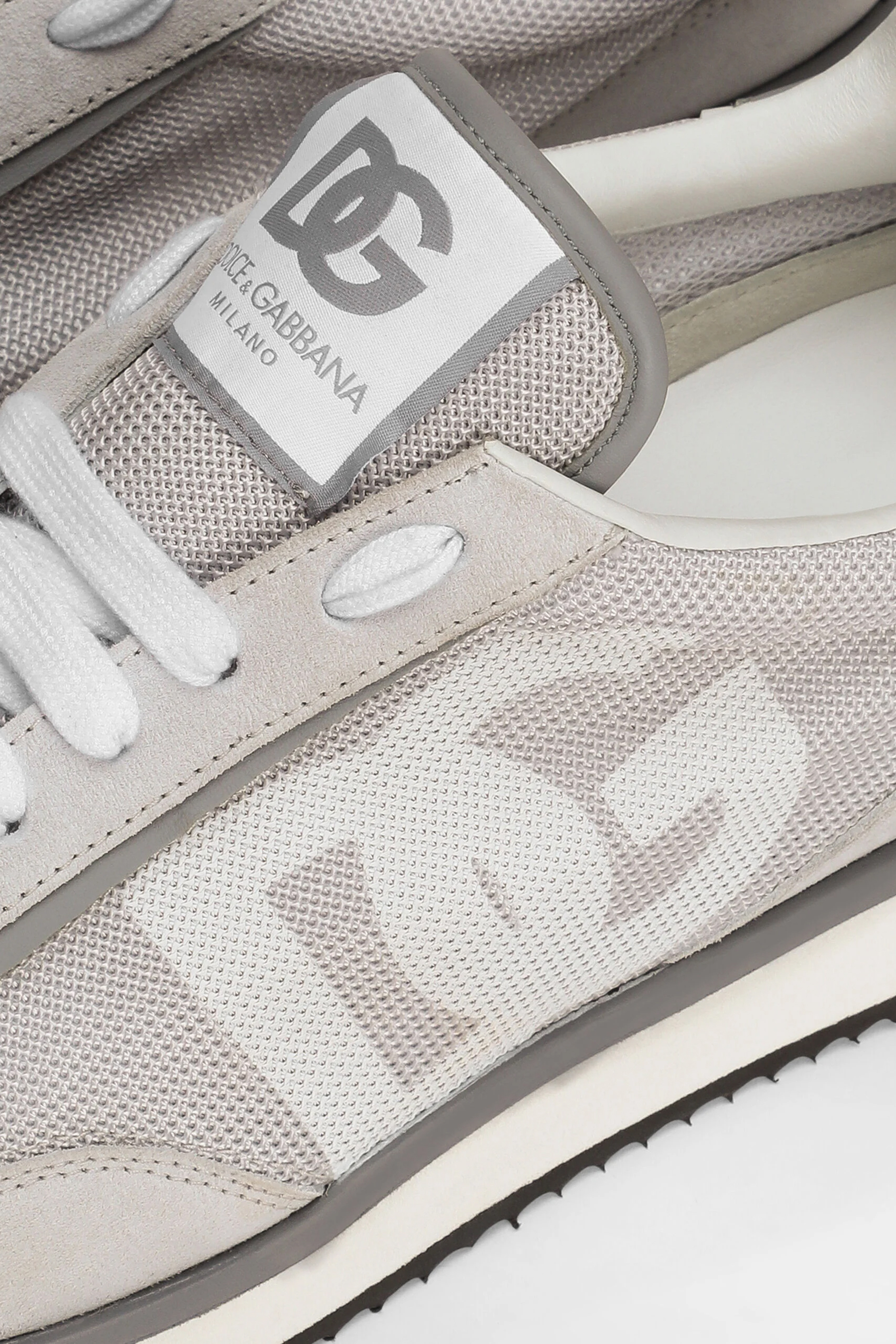 DOLCE & GABBANA Mesh & Suede Sneakers DG CUSHION DOLCE & GABBANA Mesh & Suede Sneakers DG CUSHION