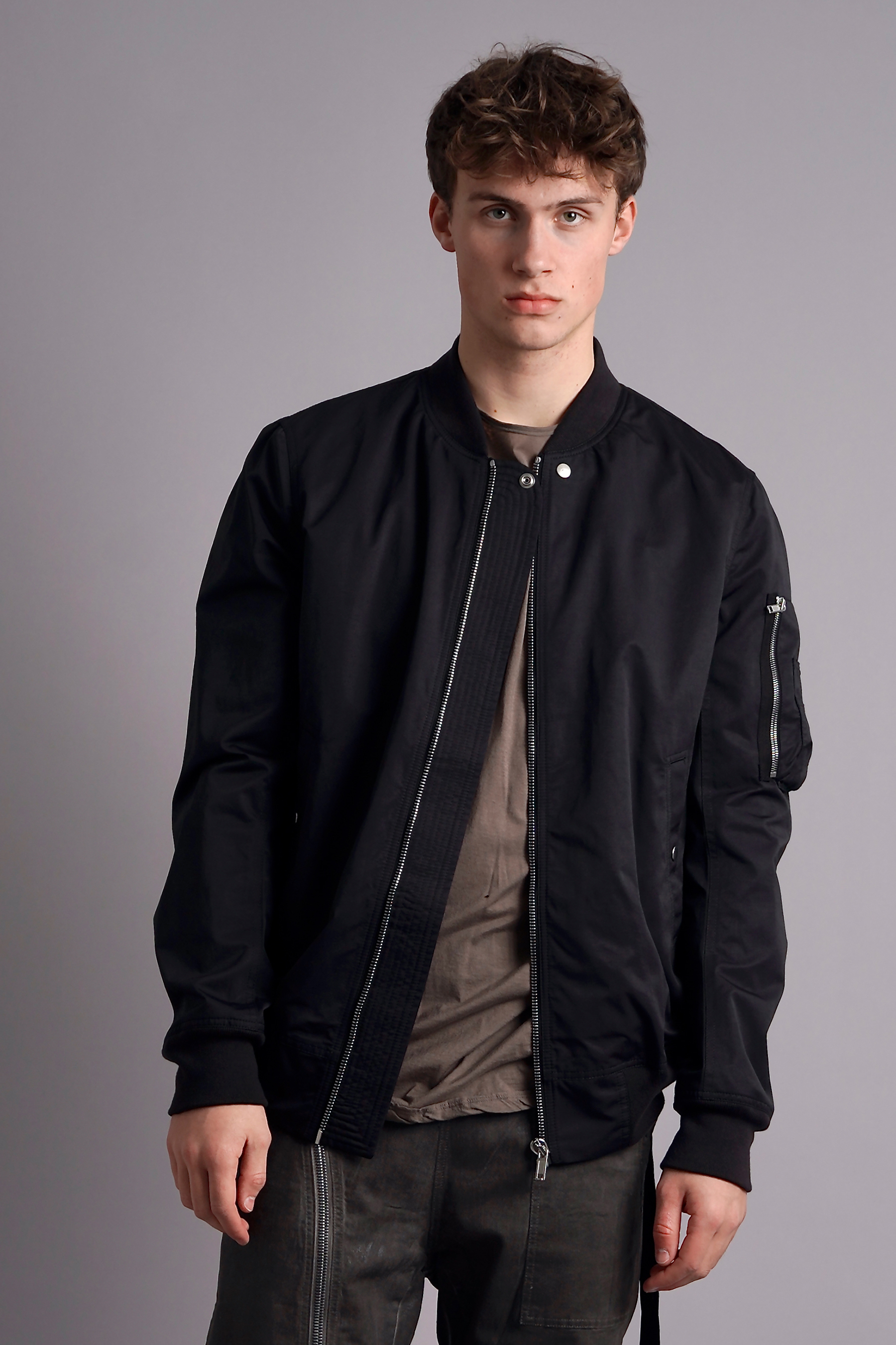 RICK OWENS DRKSHDW Nylon-Cotton Blend Bomber Jacket Classic Flight