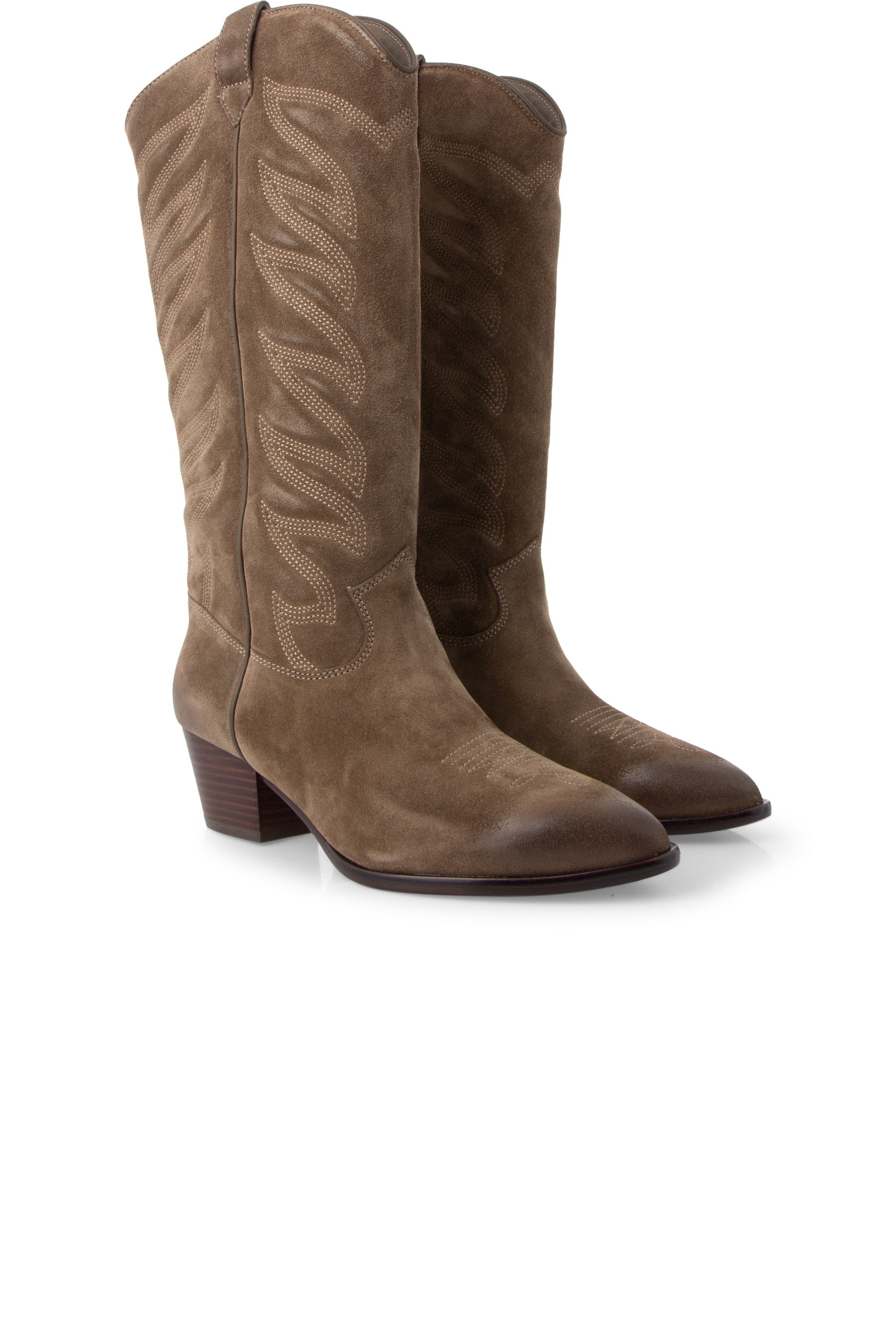 ASH Suede Cowboy Boots Heaven ASH Suede Cowboy Boots Heaven