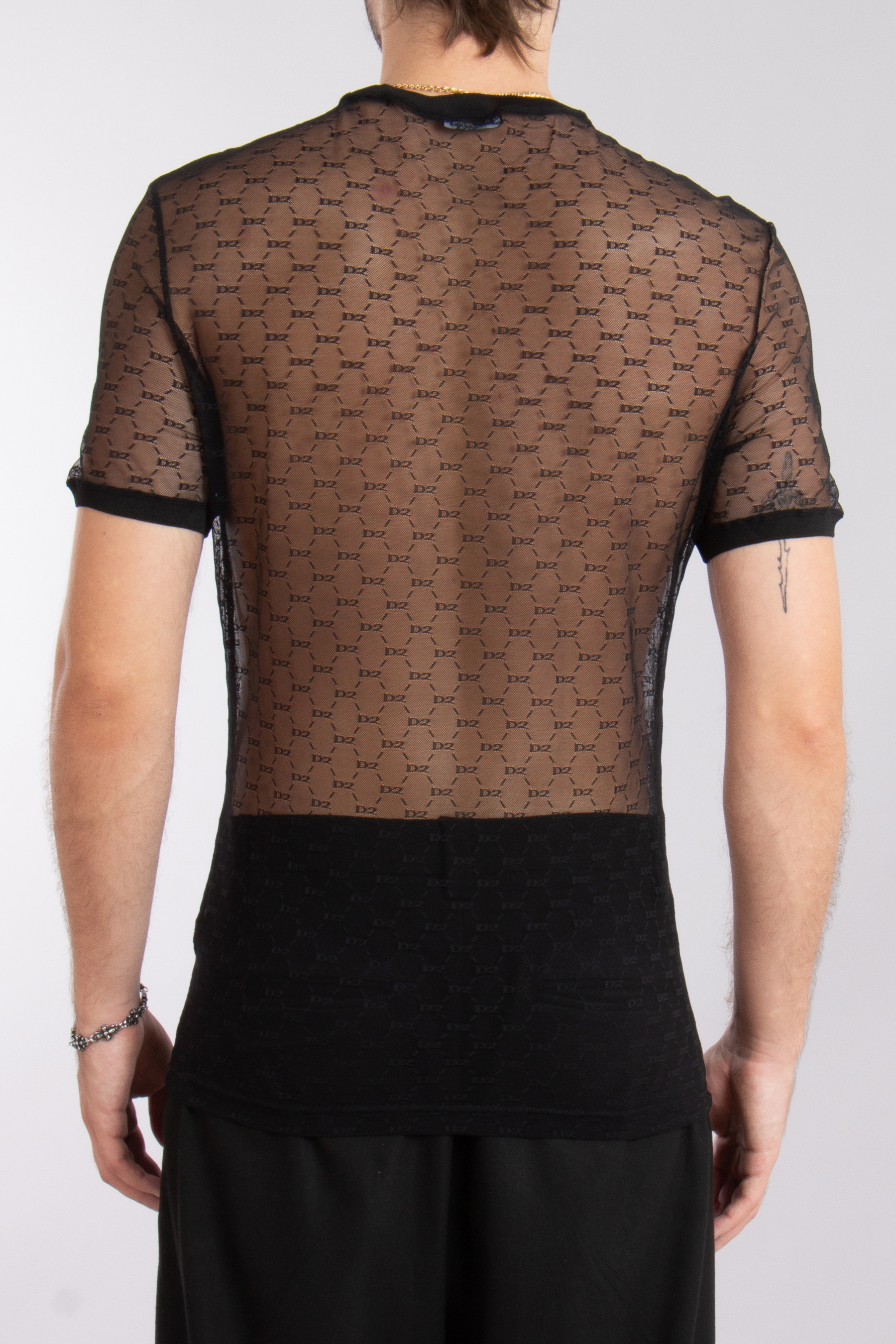 DSQUARED2 Nylon Stretch Mesh T-Shirt DSQUARED2 Nylon Stretch Mesh T-Shirt