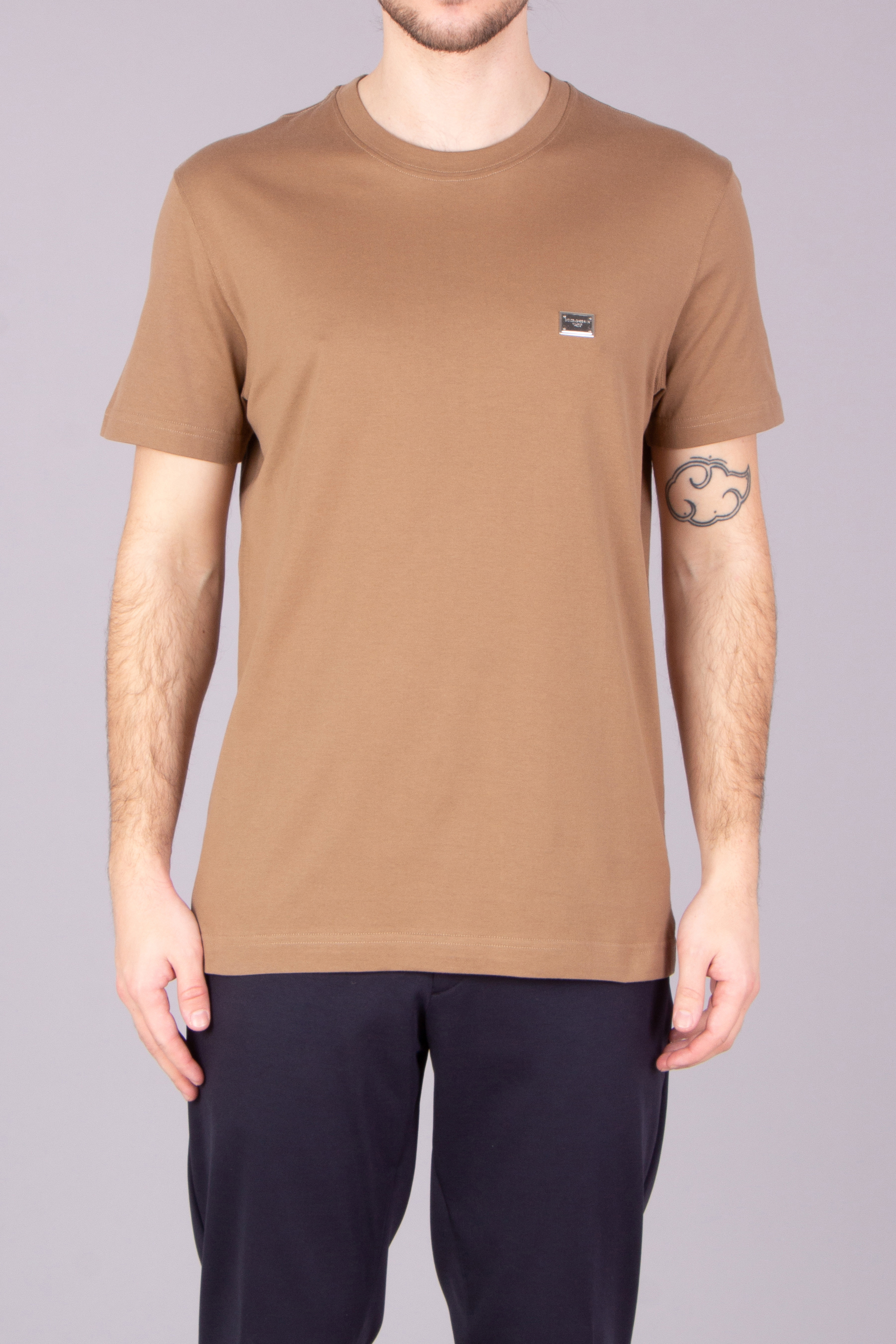 DOLCE & GABBANA Classic Fit Cotton Jersey T-Shirt