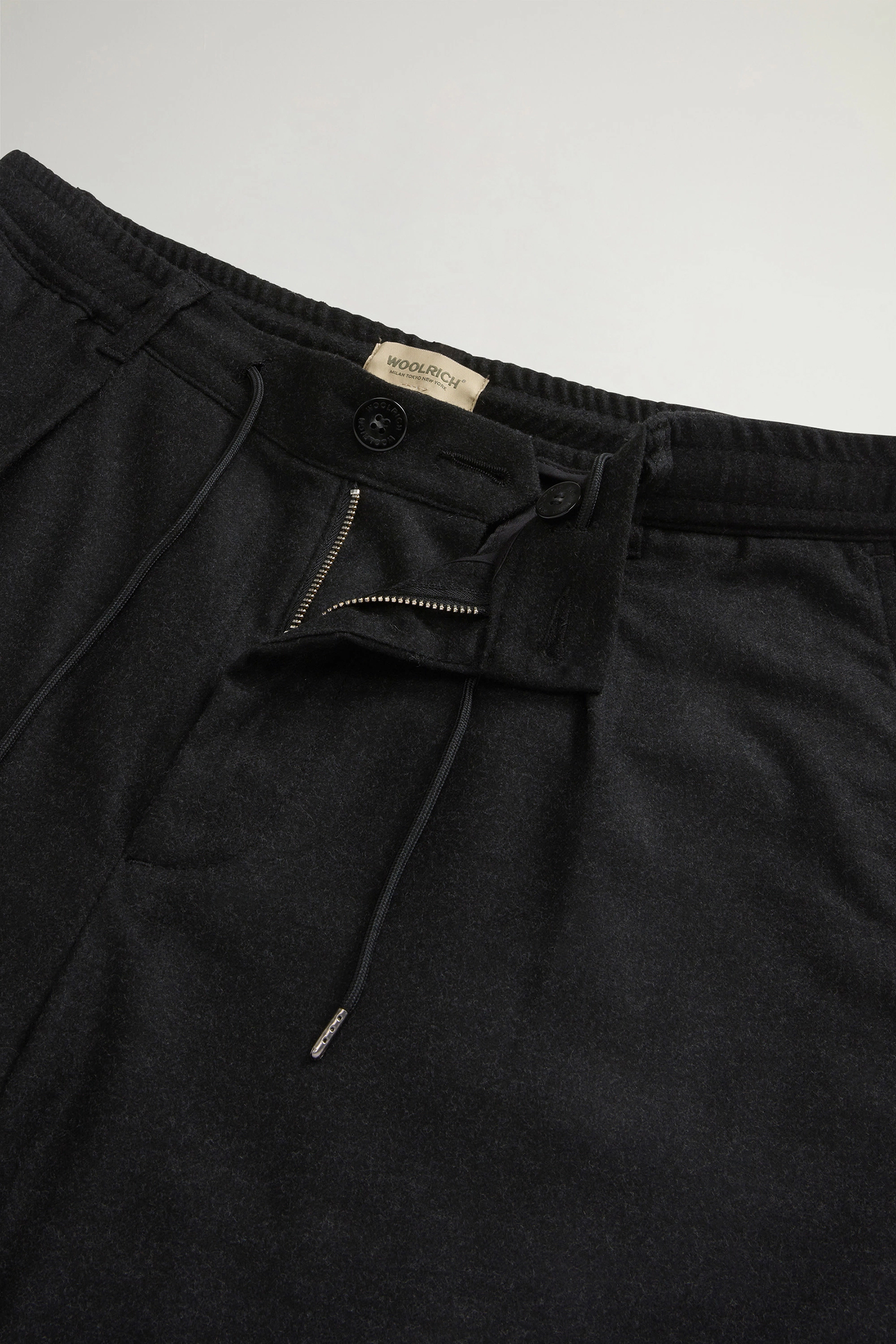 WOOLRICH Regular Fit Recycled Wool Blend Flannel Pants Milton Bekleidung, Hosen, Kurze Hosen, Jacke, Rock