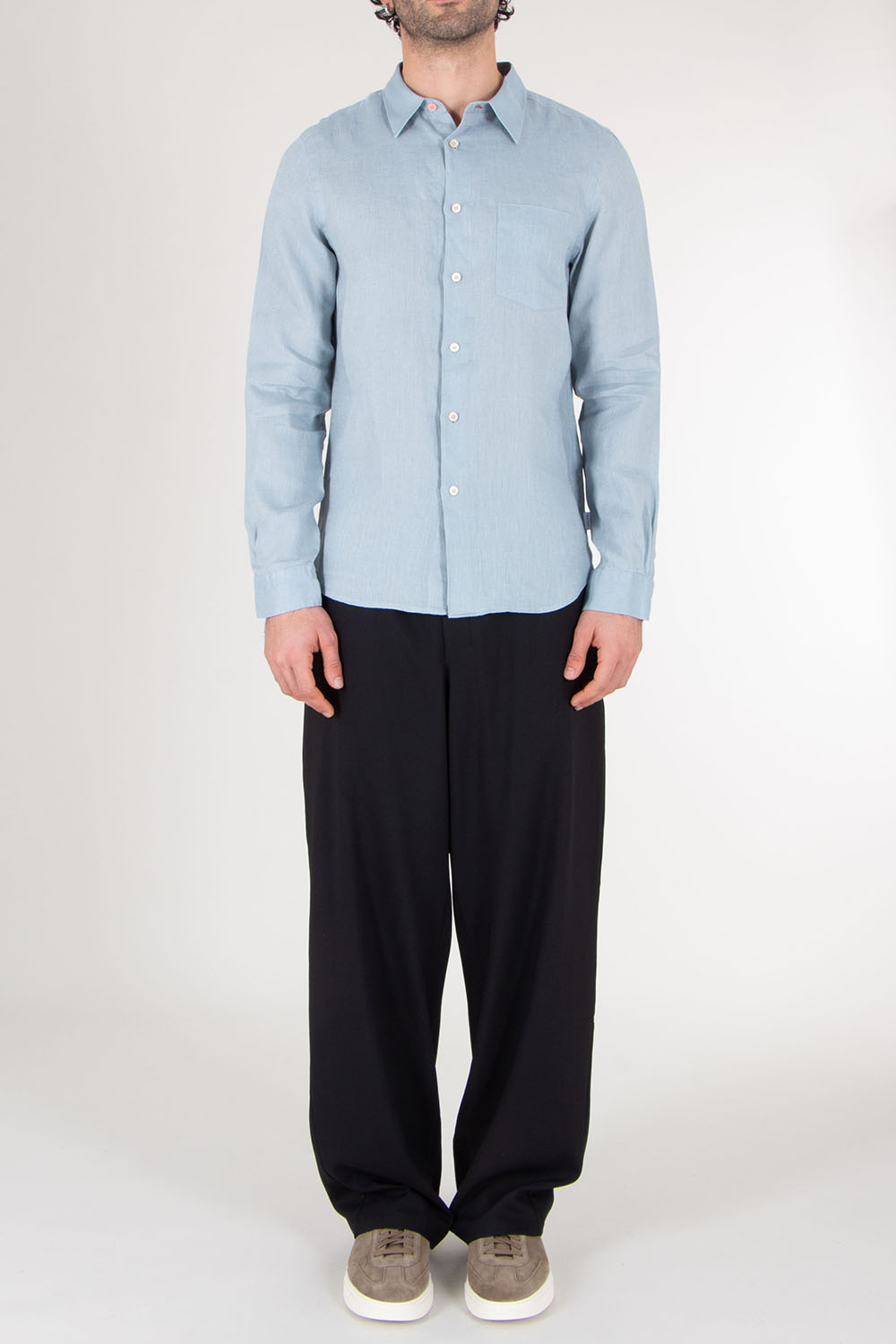 PAUL SMITH Regular Fit Linen Shirt 