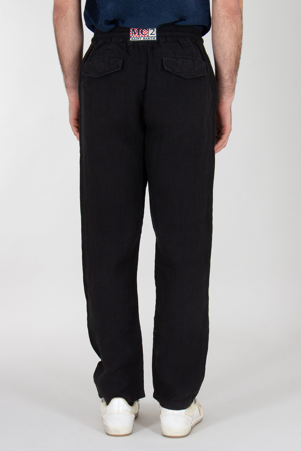 MC 2 SAINT BARTH Comfort Fit Linen Pants Calais
