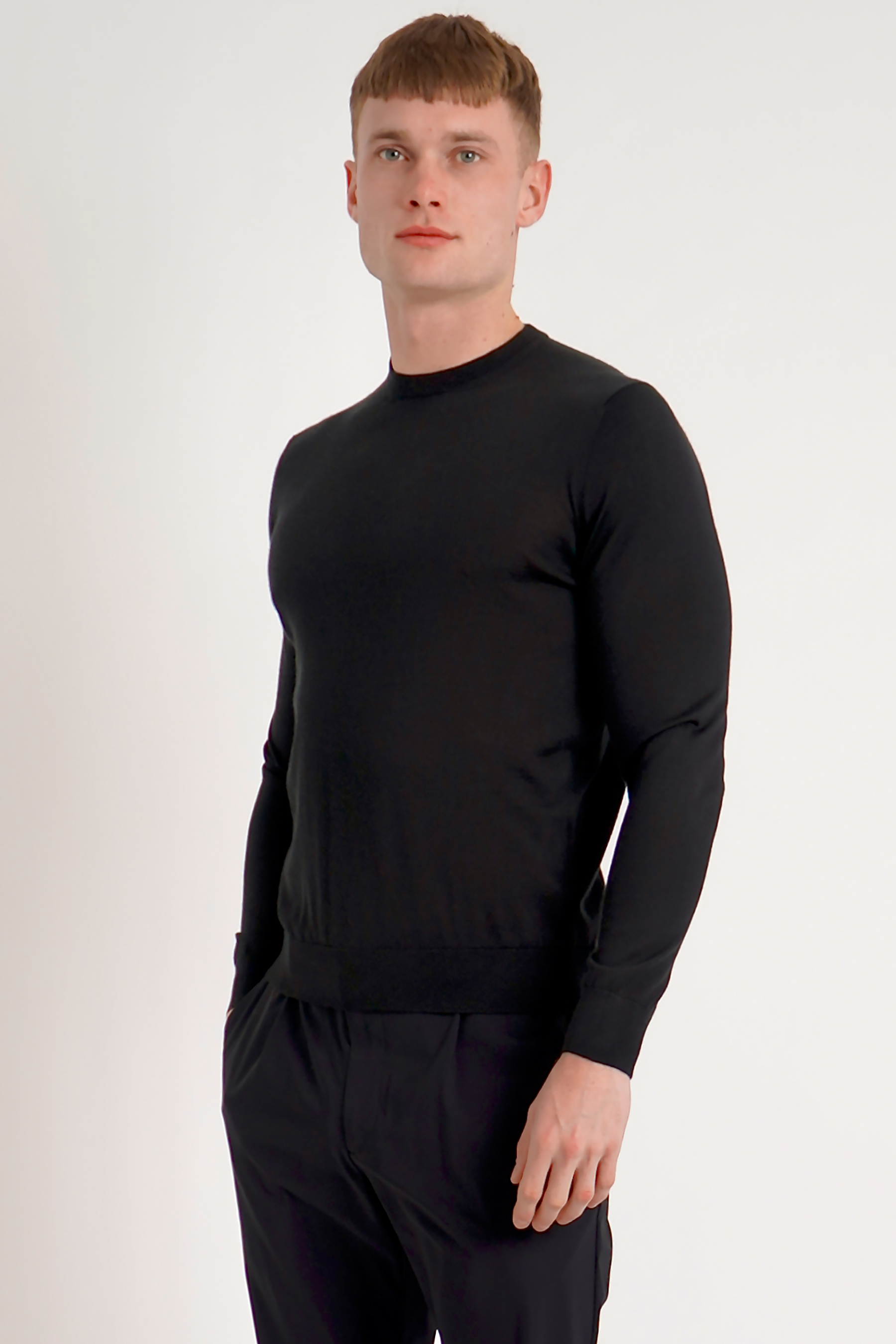 COLOMBO Cashmere Silk Round Neck Sweater