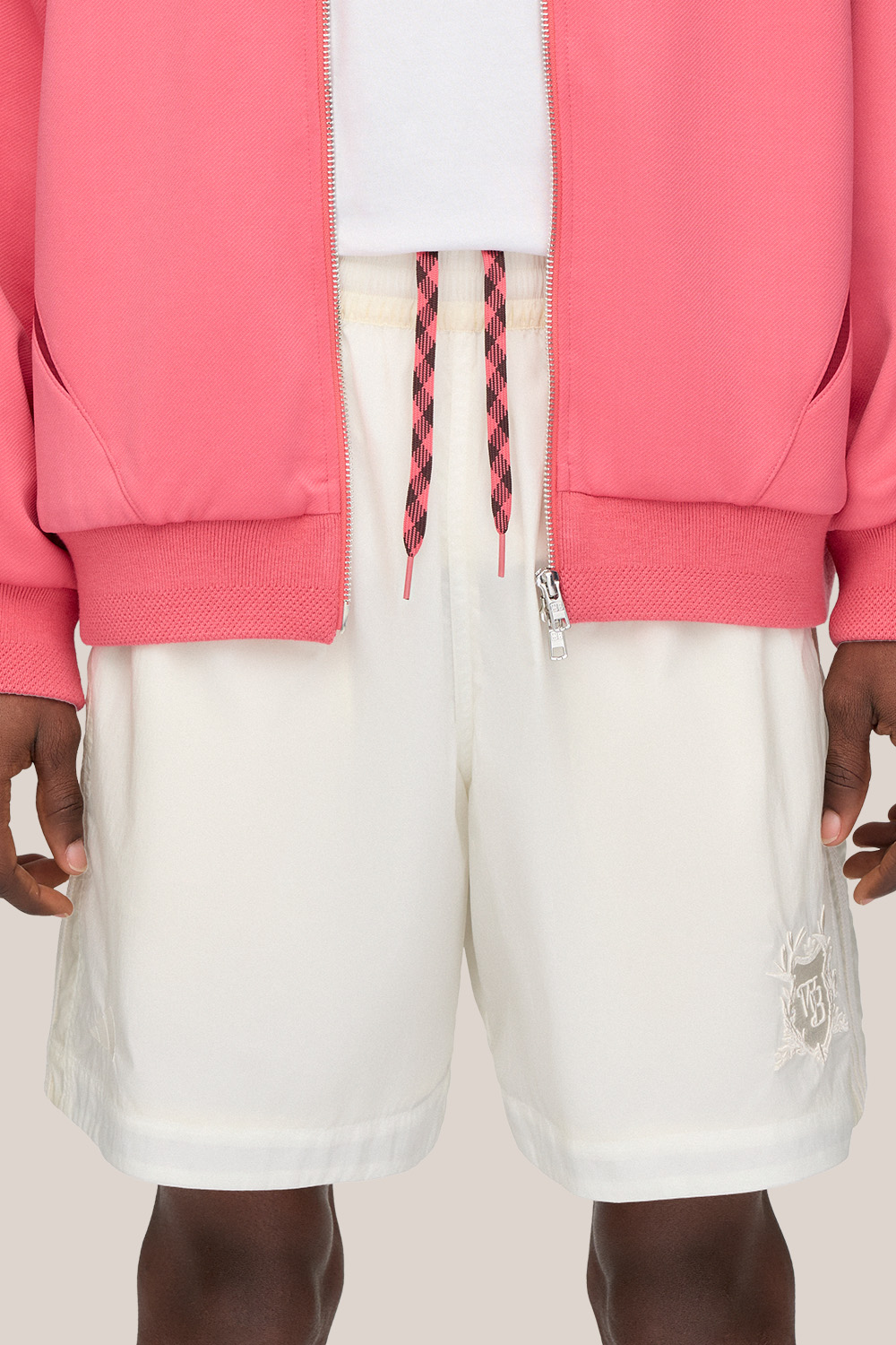 ADIDAS x Wales Bonner Regular Fit Recycled Nylon Embroidered Shorts