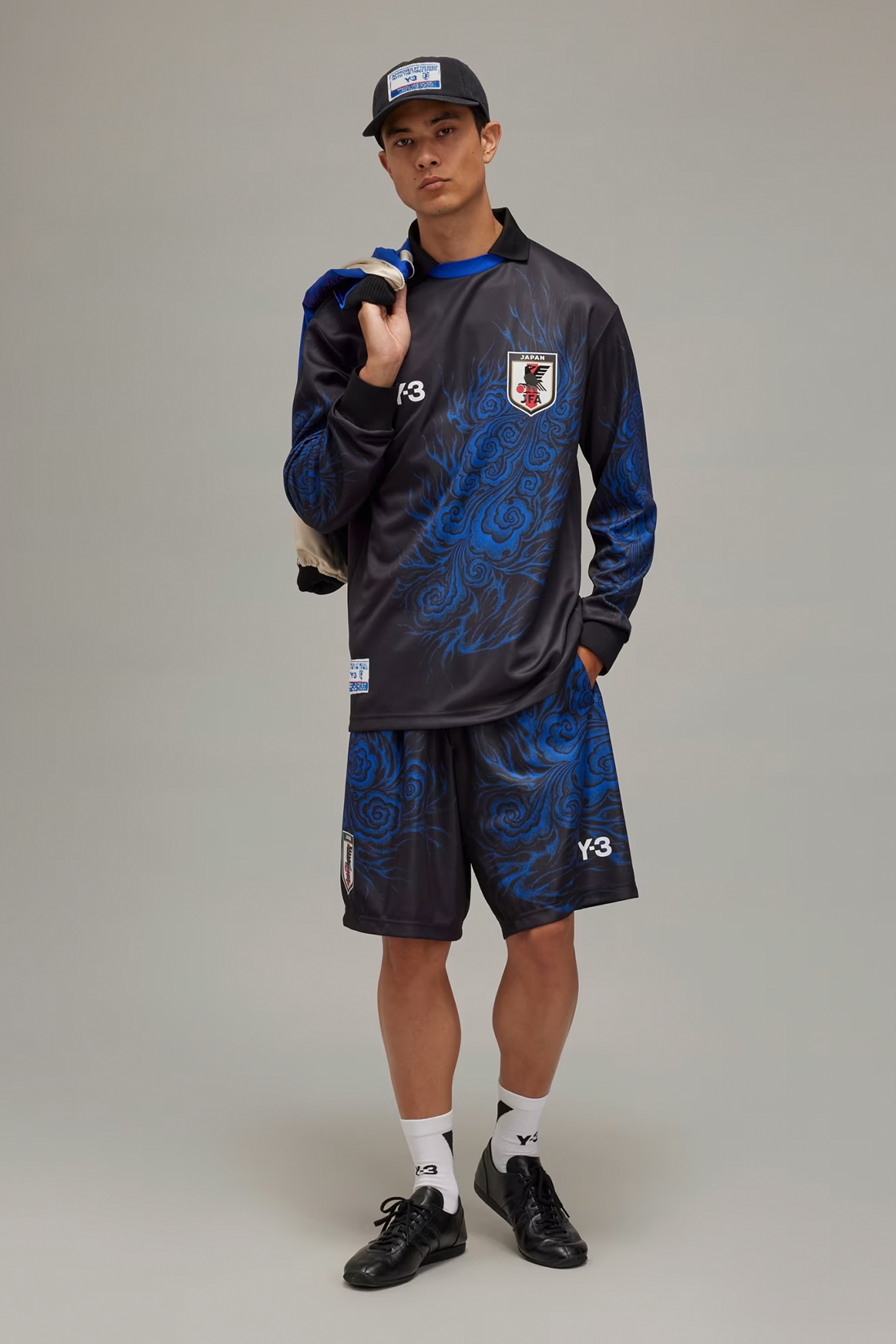 Y-3 X JFA Recycled Polyester Graphic Shorts Y-3 X JFA Recycled Polyester Graphic Shorts