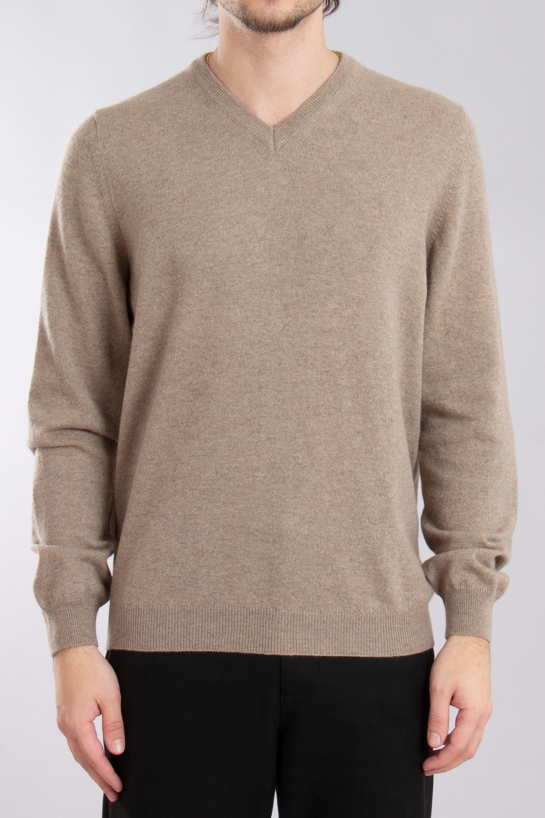 AIDA BARNI Cashmere V Neck Sweater 3XL 010680K04 3XL
