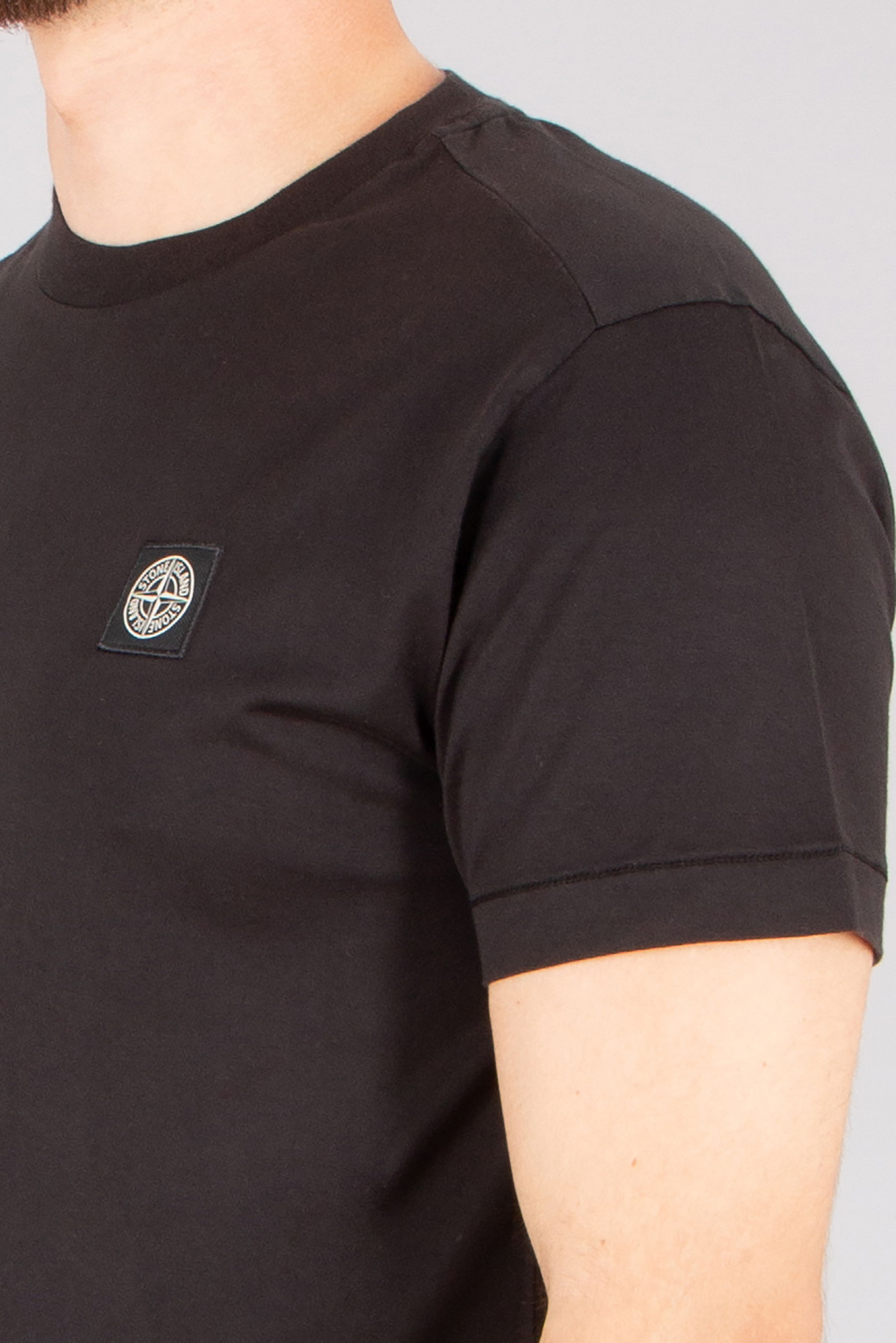 STONE ISLAND Slim Fit Cotton Jersey T-Shirt T-shirt, Erwachsener, Männlich, Mann, Person