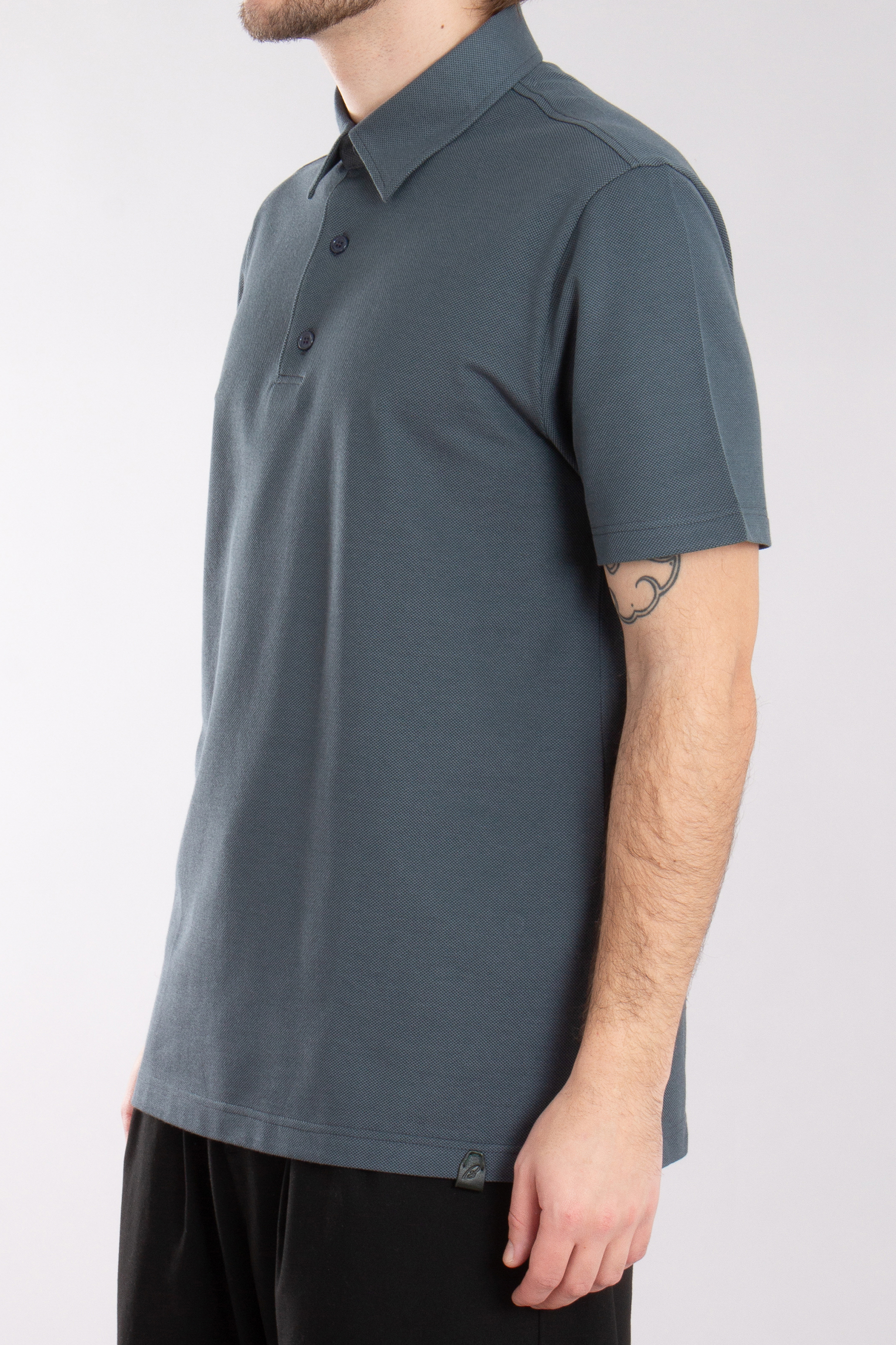 BRIONI Regular Fit Organic Cotton Piqué Polo Shirt BRIONI Regular Fit Organic Cotton Piqué Polo Shirt