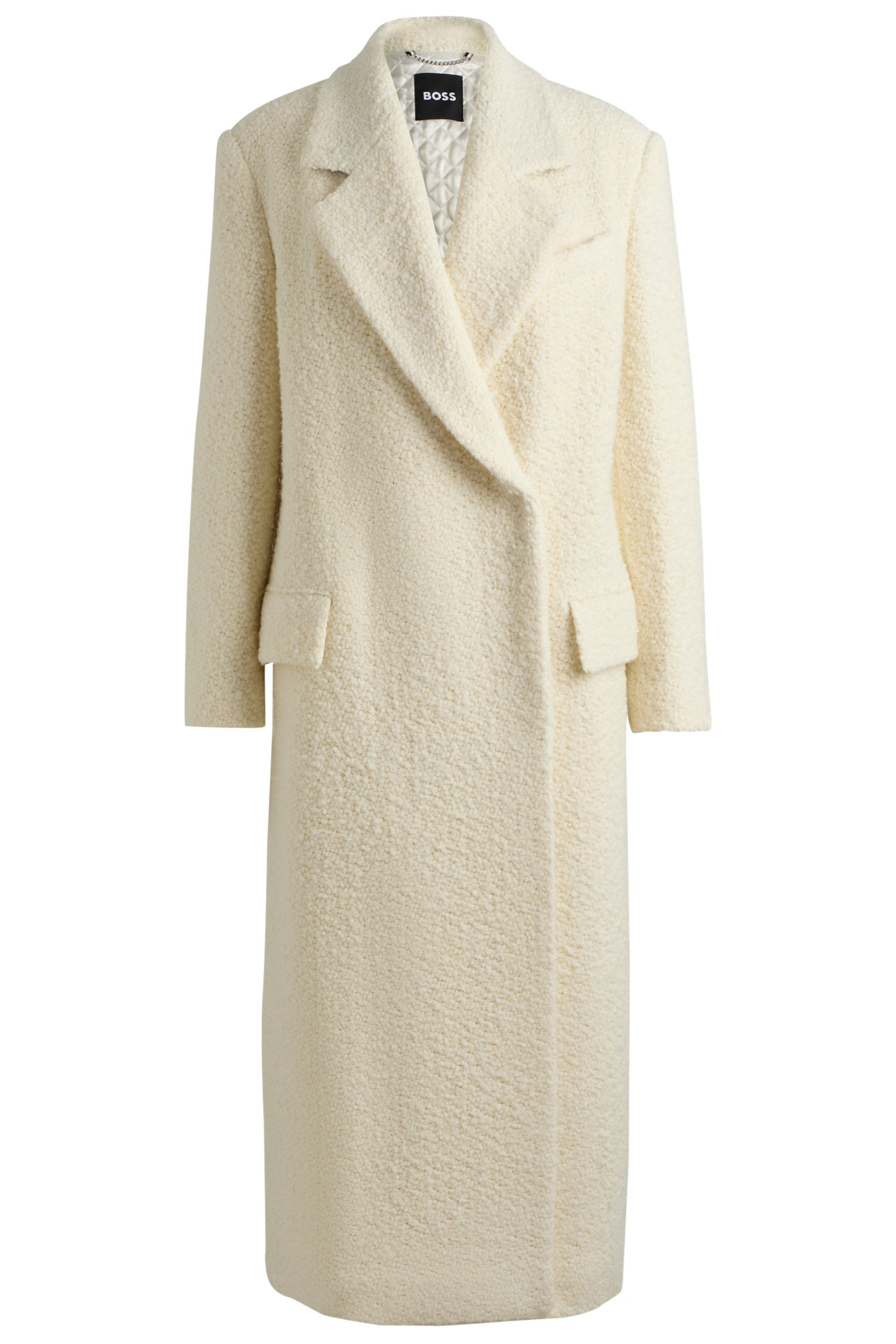 BOSS Bouclé Tweed Coat Cadensi BOSS Bouclé Tweed Coat Cadensi