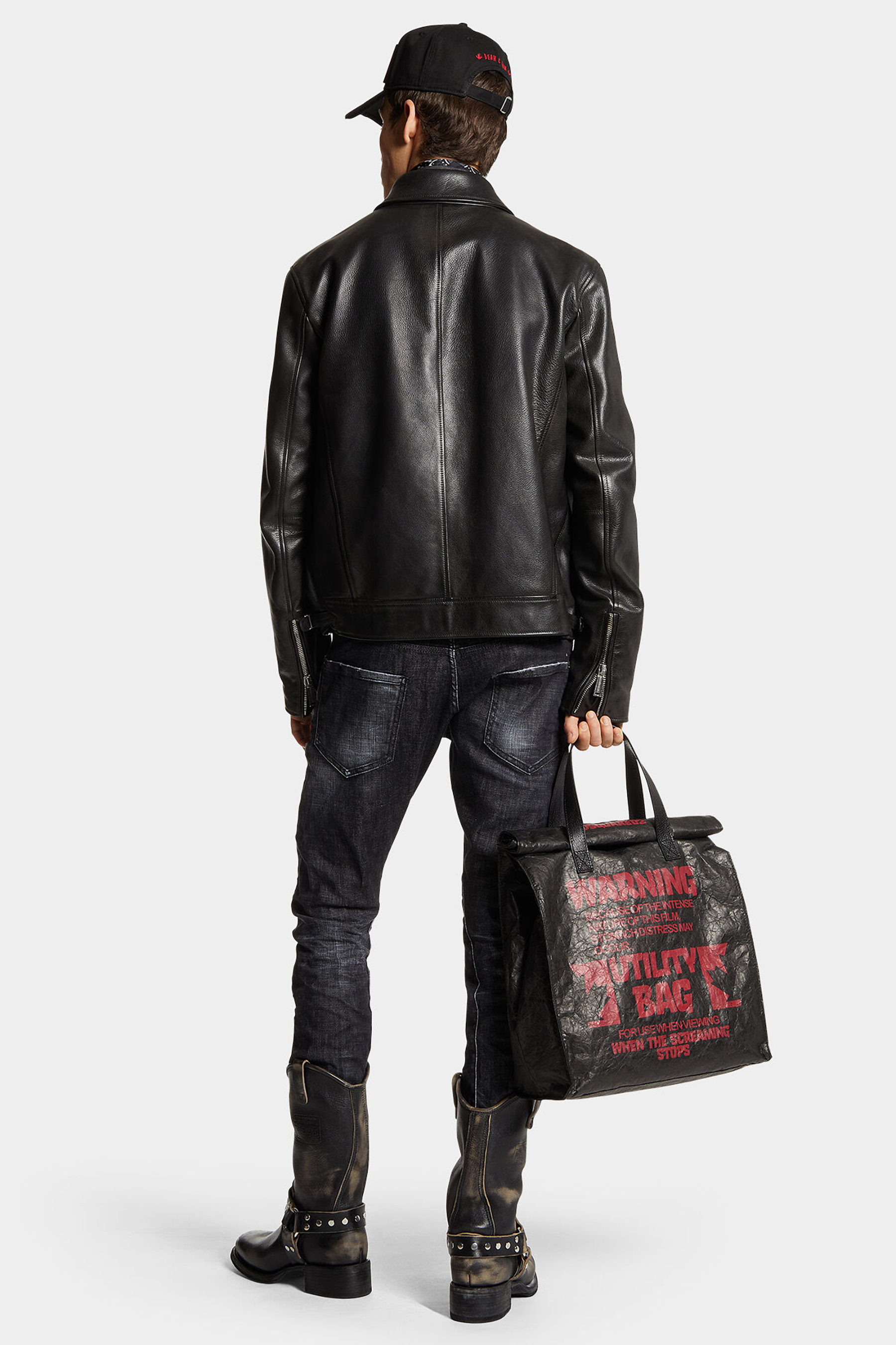 DSQUARED2 Black Easy Wash Sexy Twist Jeans DSQUARED2 Black Easy Wash Sexy Twist Jeans