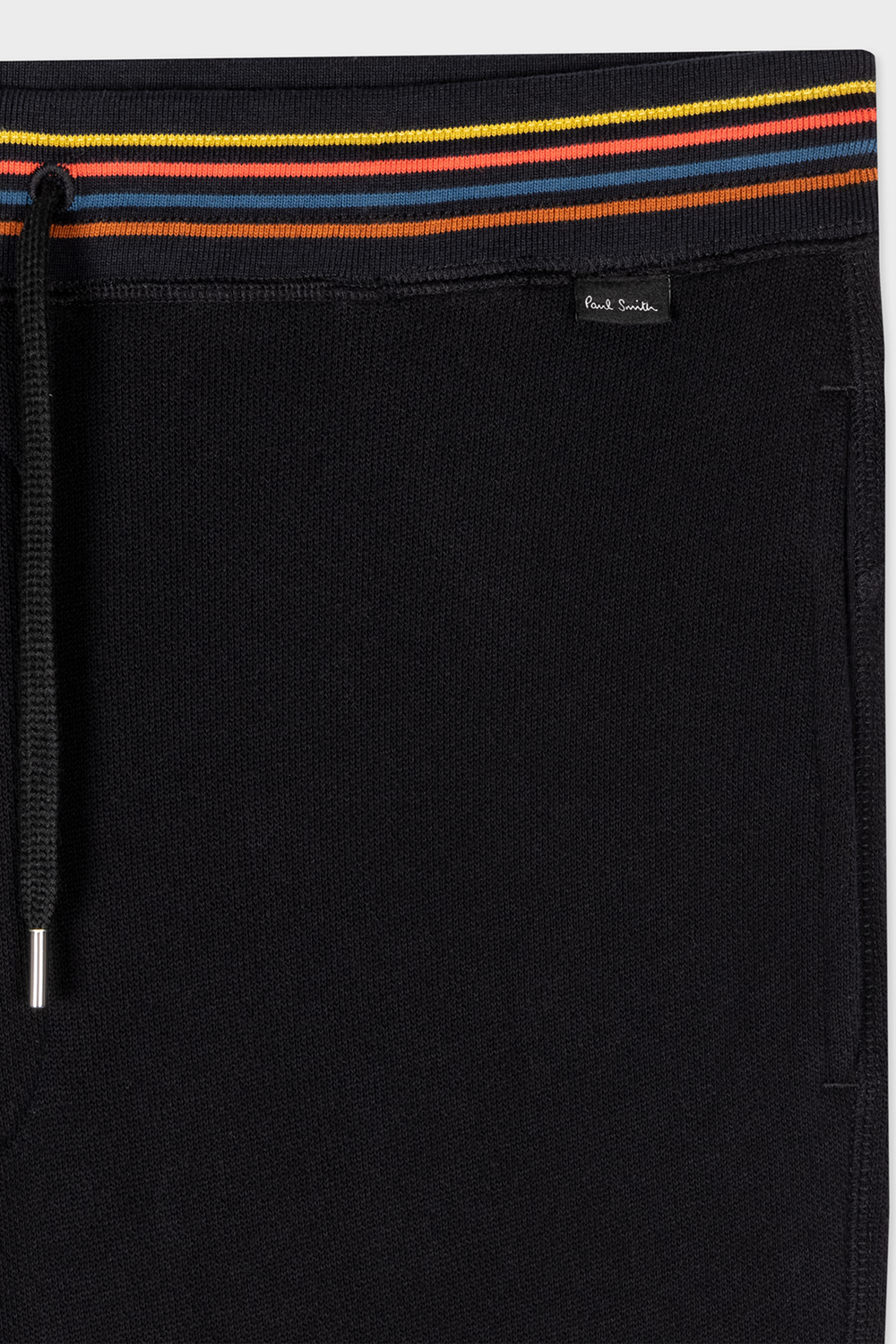 PAUL SMITH Regular Fit Artist Stripe Rib Cotton Fleece Lounge Pants