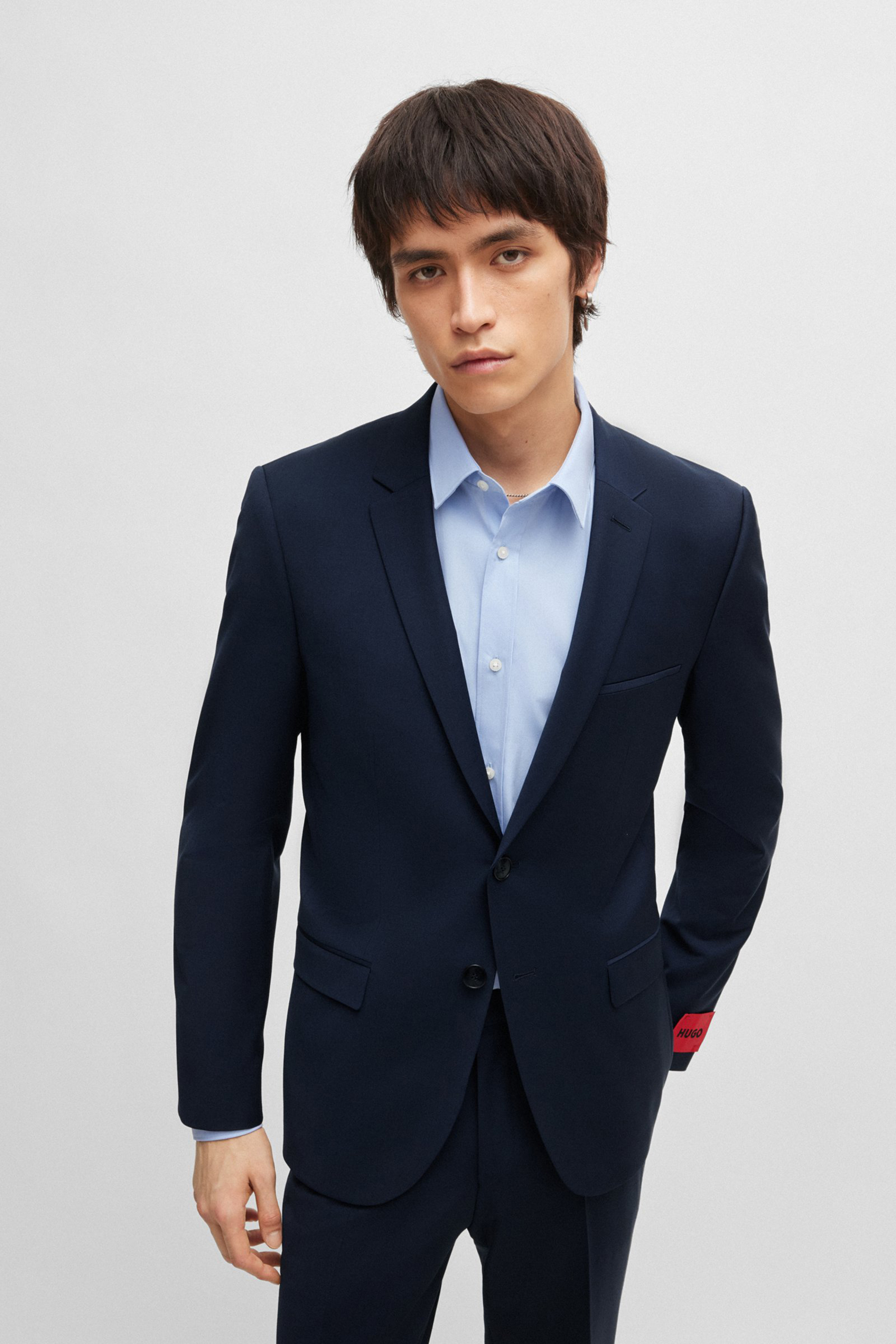 HUGO Extra Slim Fit Stretch Virgin Wool Blend Jacket Arti Formelle Kleidung, Anzug, Blazer, Jacke, Smoking
