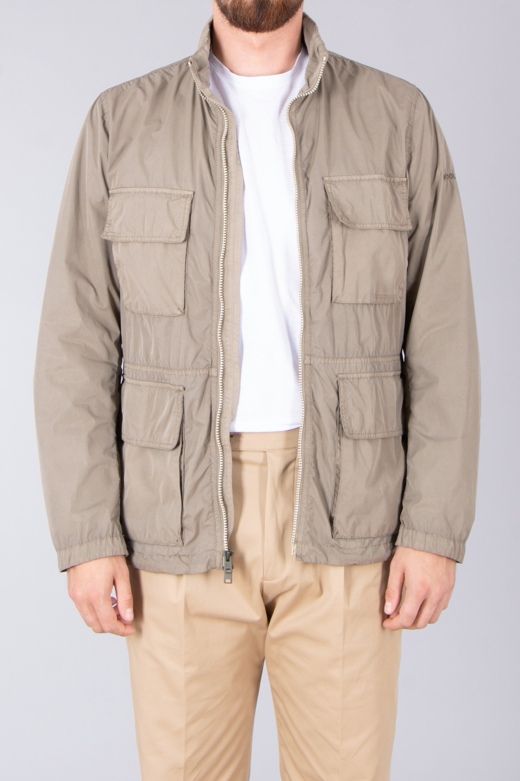 WOOLRICH Regular Fit Peached Urban Touch Field Jacket Bekleidung, Mantel, Jacke, Khaki, Weste