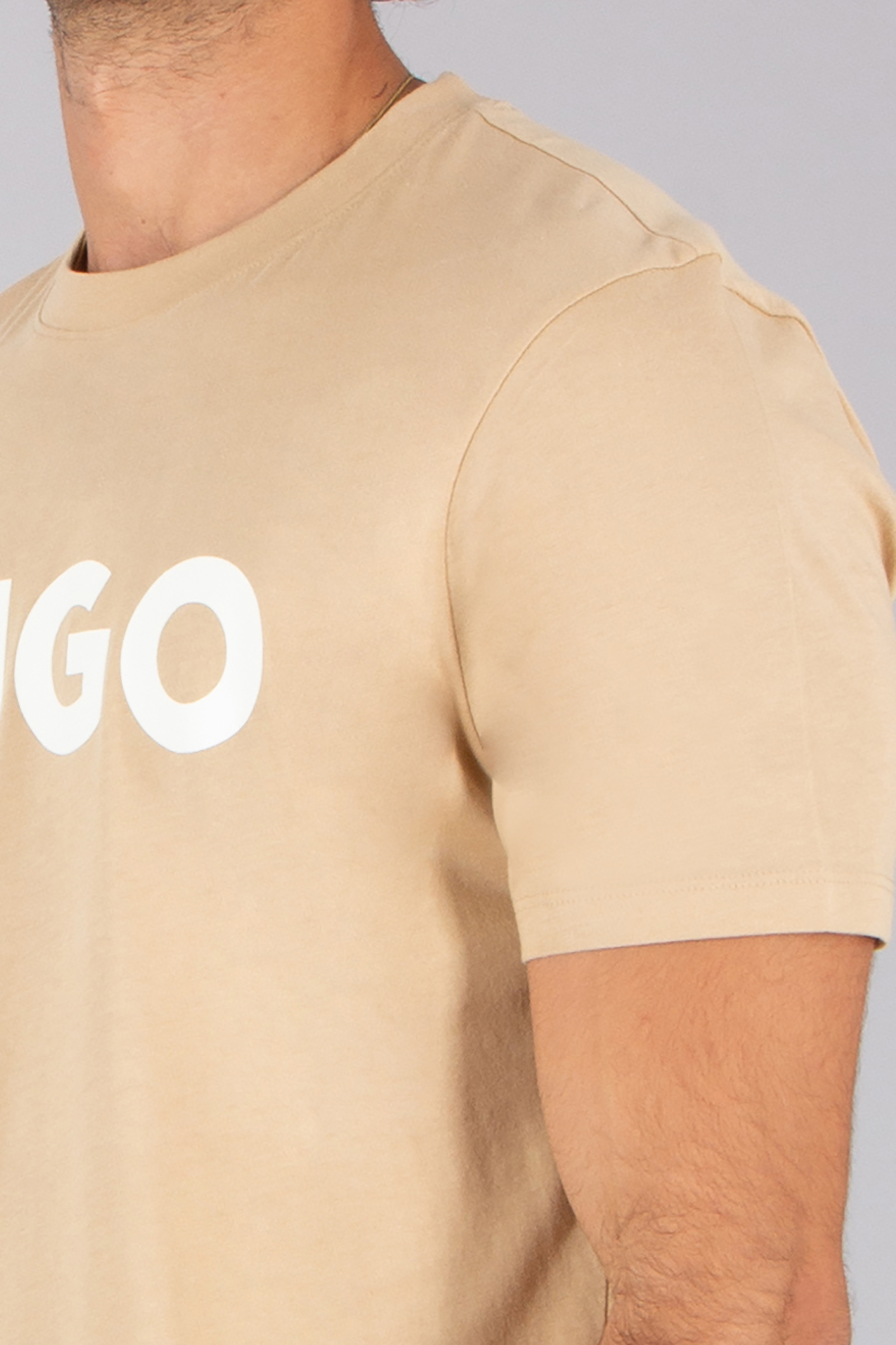 HUGO Regular Fit Printed Cotton Jersey T-Shirt Dulivio T-shirt, Erwachsener, Männlich, Mann, Person