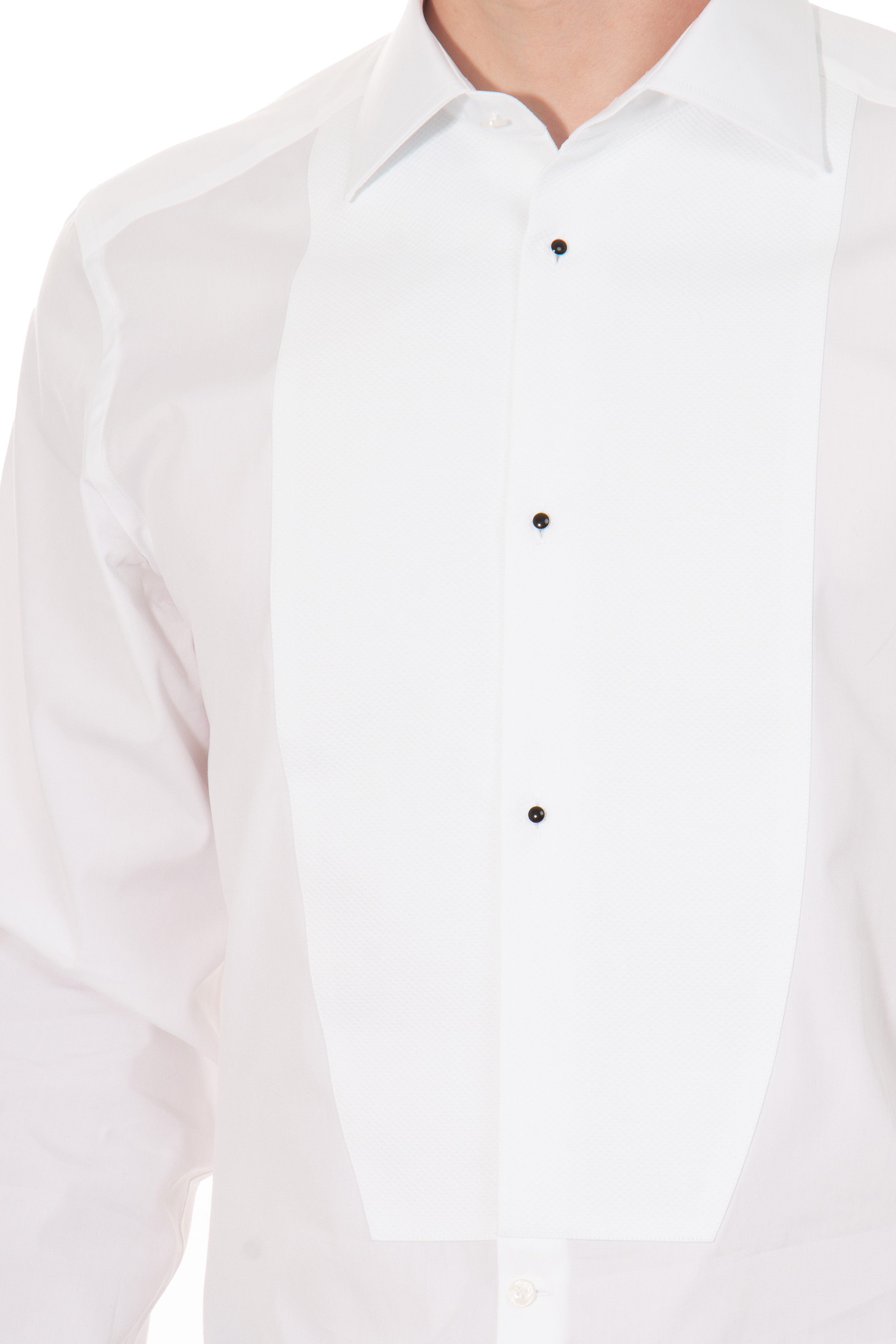 DOLCE & GABBANA Cotton Poplin Tuxedo Shirt DOLCE & GABBANA Cotton Poplin Tuxedo Shirt