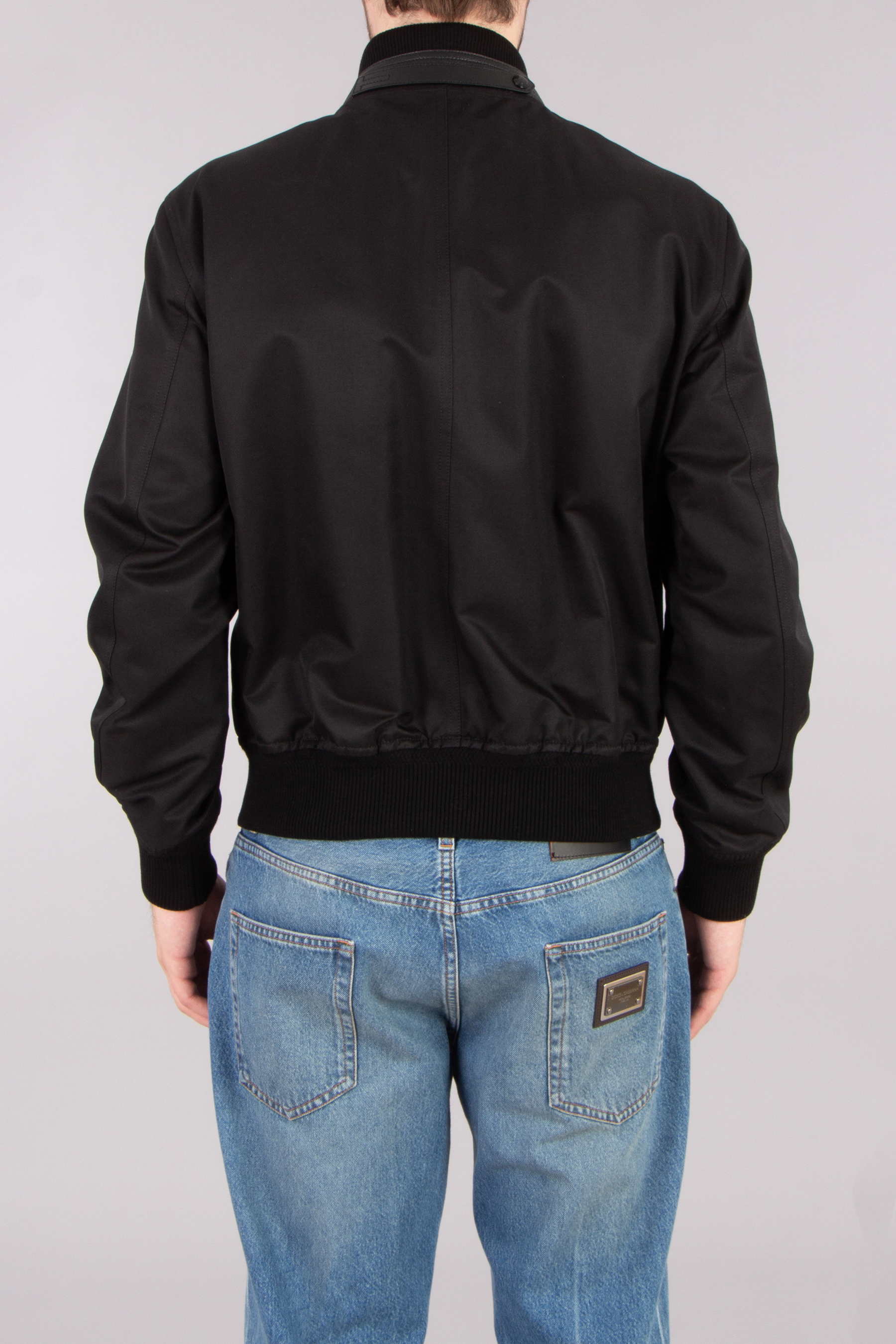 TOM FORD Regular Fit Cotton-Silk Twill Bomber Jacket TOM FORD Regular Fit Cotton-Silk Twill Bomber Jacket