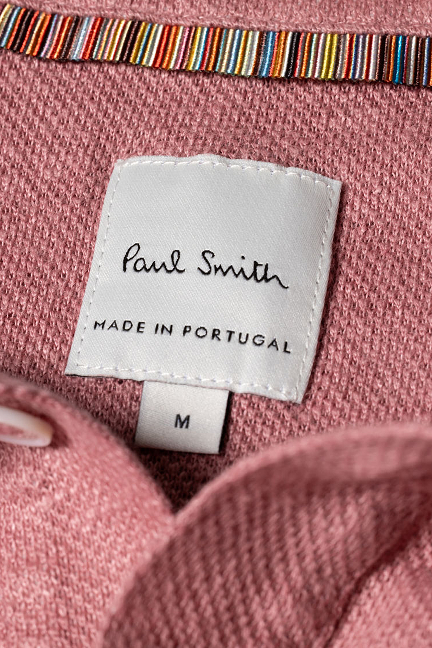 PAUL SMITH Linen Piqué Polo Shirt