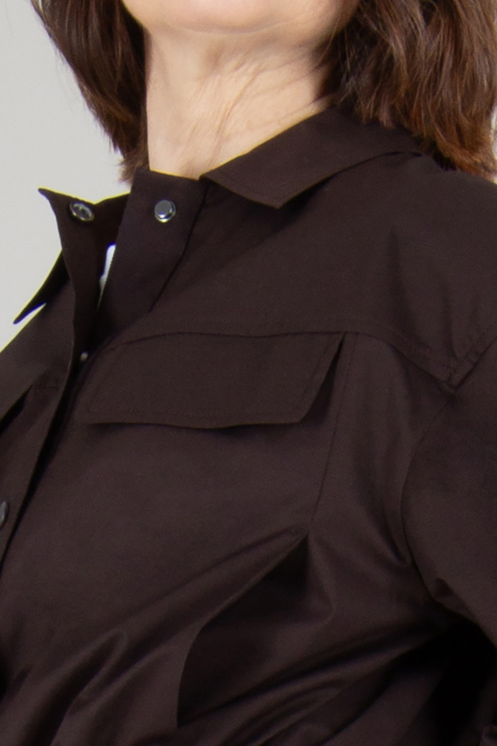 BOSS Cropped Cotton poplin Jacket  