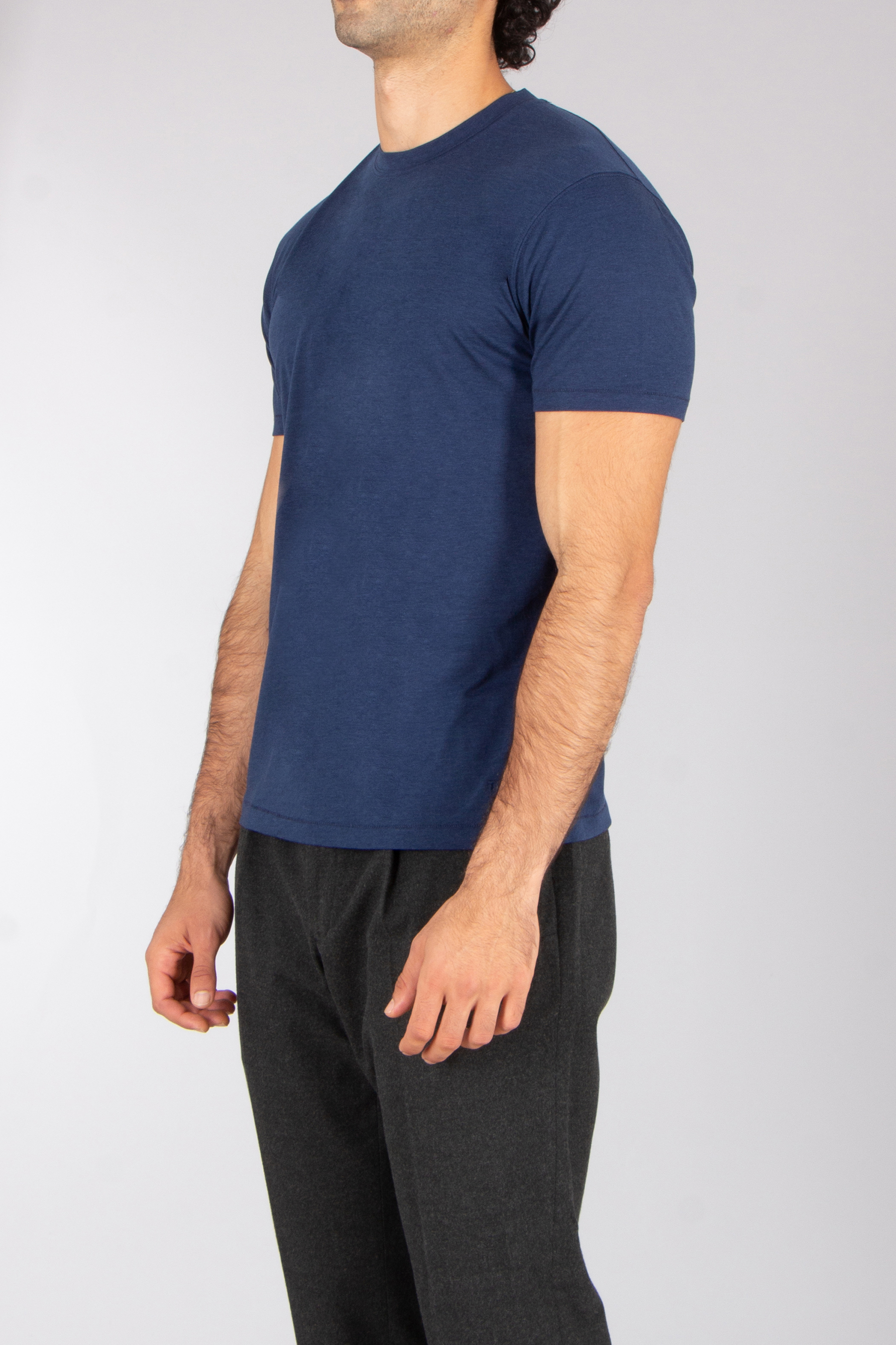 TOM FORD Regular Fit Lyocell-Cotton Jersey T-Shirt T-shirt, Erwachsener, Männlich, Mann, Person