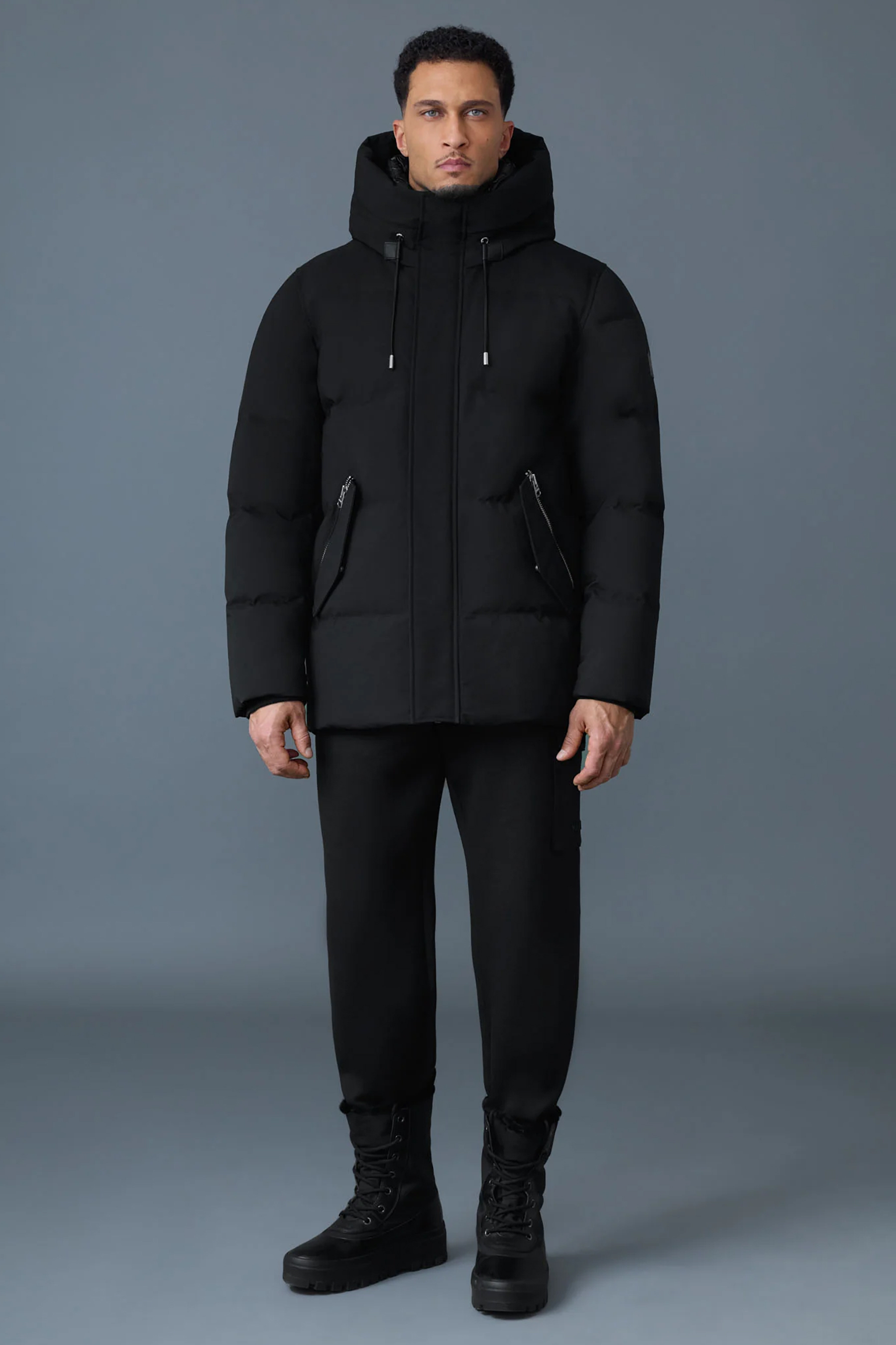 MACKAGE Regular Fit 2-in-1 Nylon Blend Lustrous Light Down Jacket Graydon Mantel, Jacke, Erwachsener, Mann, Person