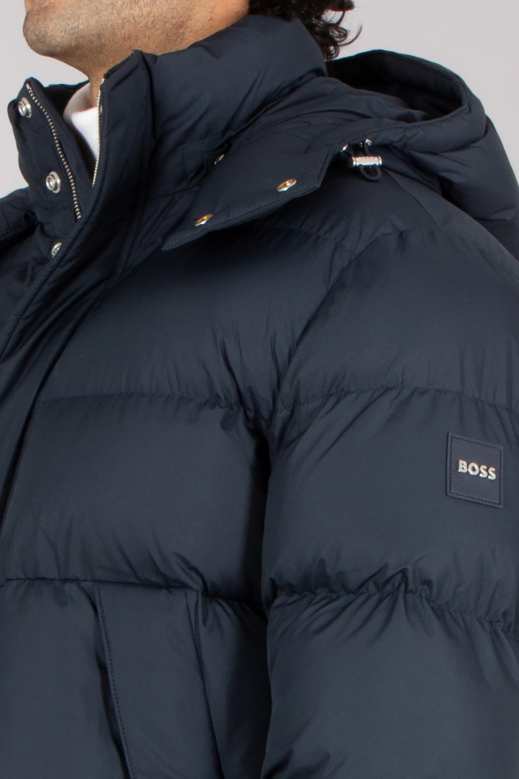 BOSS Regular Fit Padded Waterproof Jacket H-Corbinian Bekleidung, Mantel, Jacke