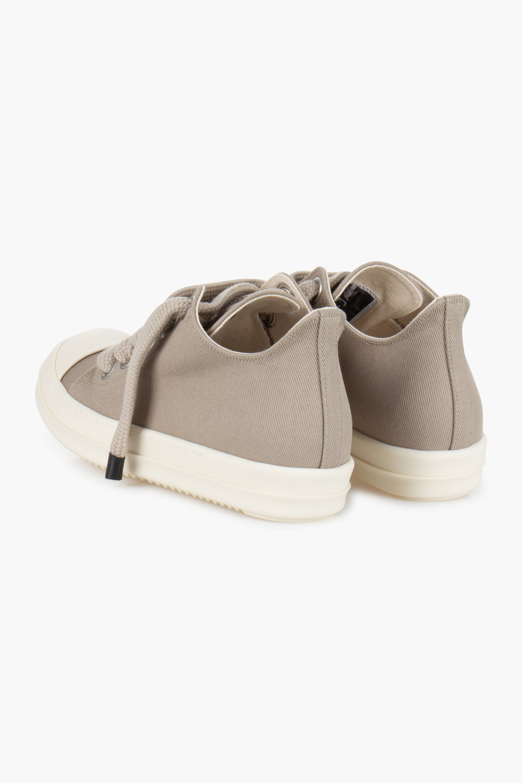 RICK OWENS DRKSHDW Overdyed Denim Jumbo Lace Low Sneakers Bekleidung, Schuhwerk, Schuh, Sneaker, Leinwand