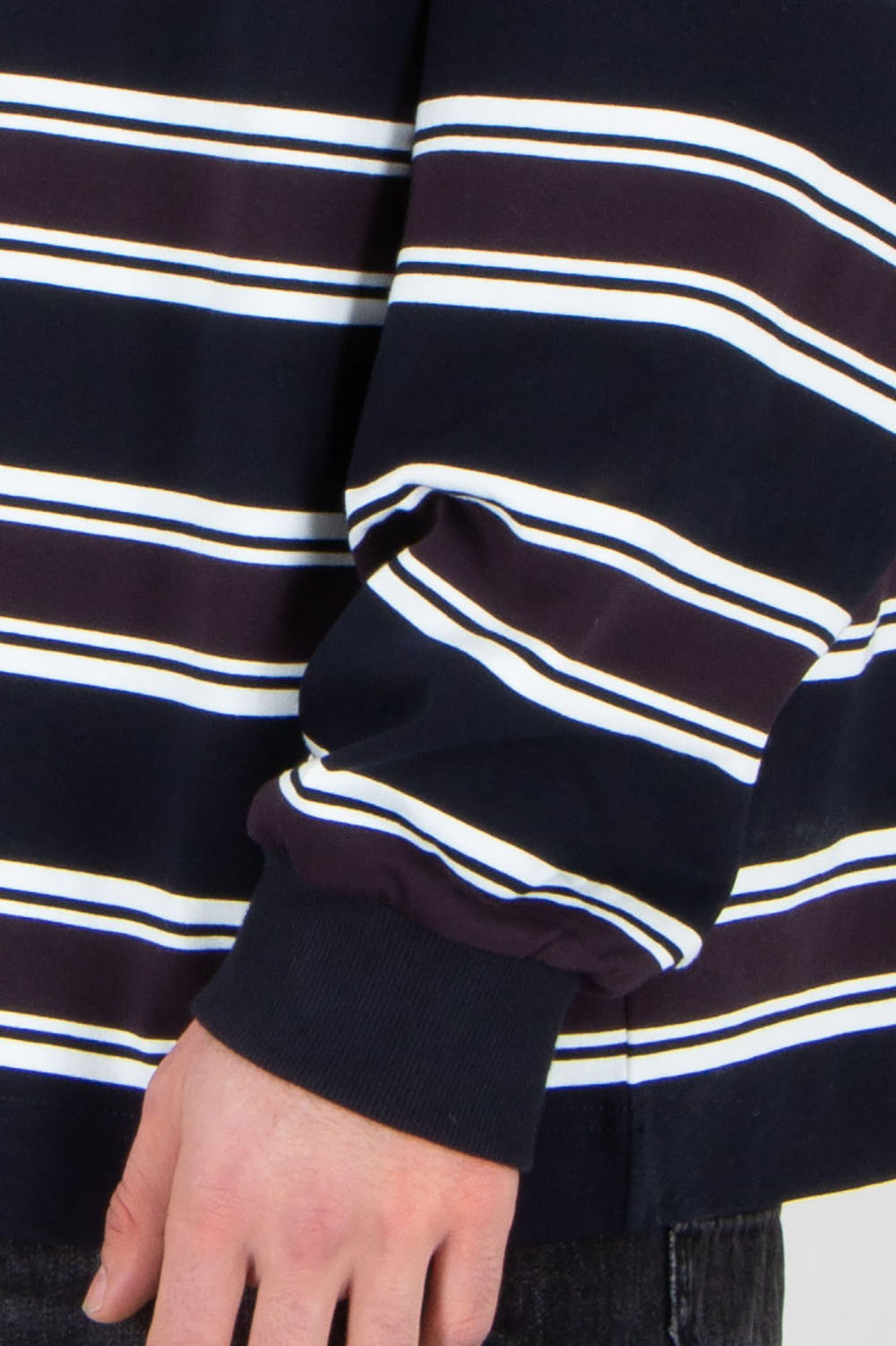 JUNN.J Oversized Long Sleeve Polo Shirt