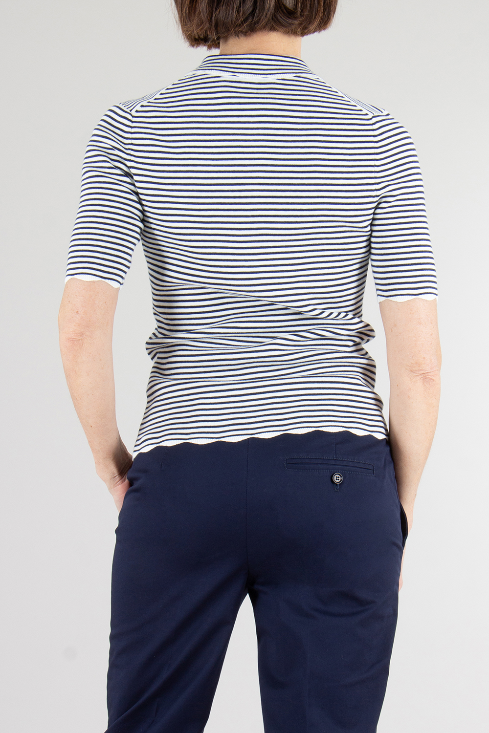 PAUL SMITH Knitted Cotton Stripe Polo