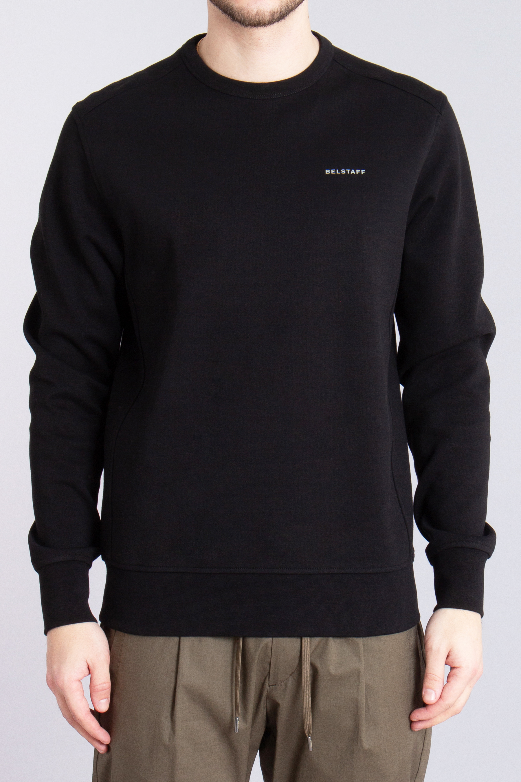BELSTAFF Cotton Fleece Sweatshirt Alloy BELSTAFF Cotton Fleece Sweatshirt Alloy