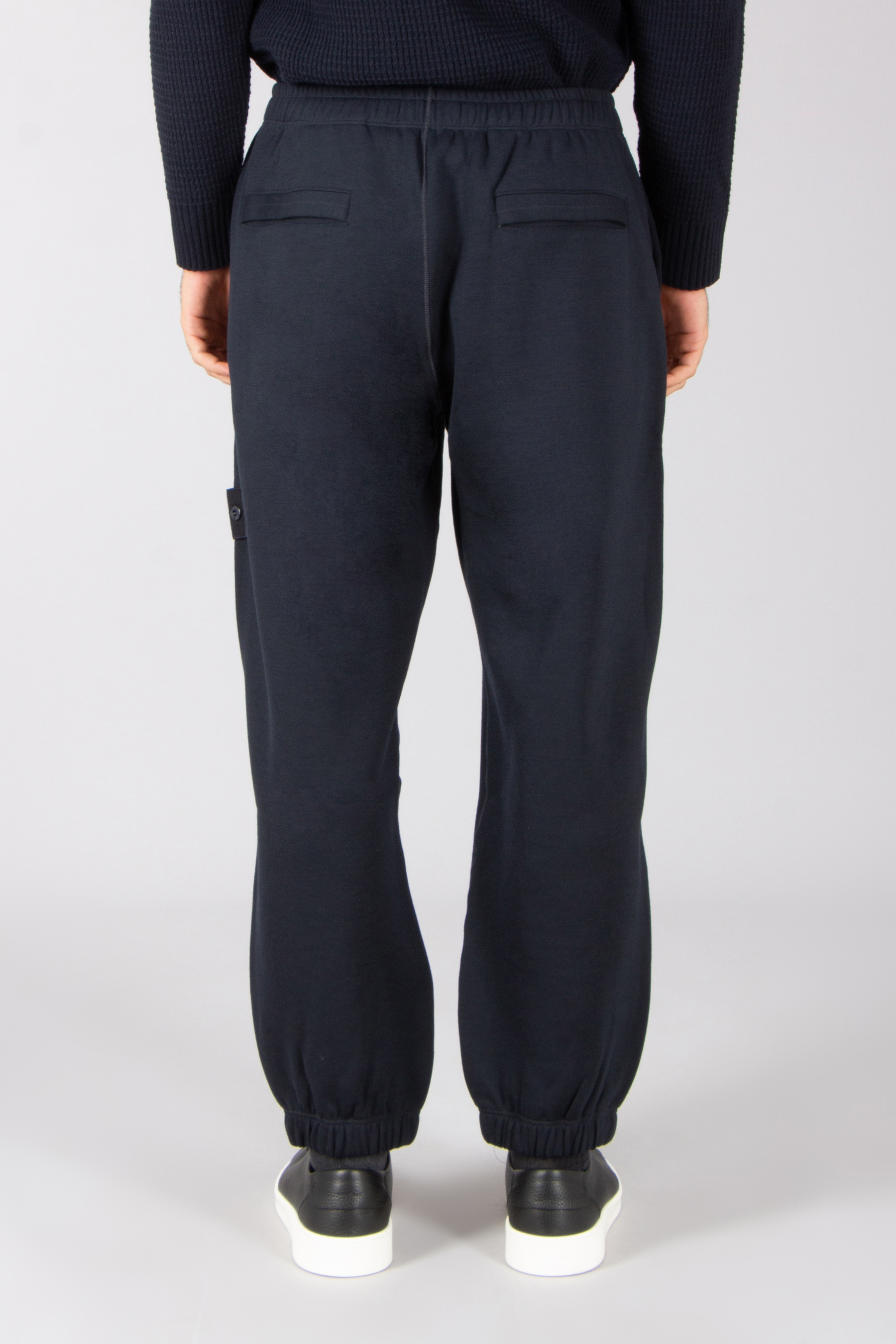 STONE ISLAND Relaxed Fit Ghost Piece Wool-Cotton Fleece Sweatpants Bekleidung, Hosen, Jeans, Schuhwerk, Schuh