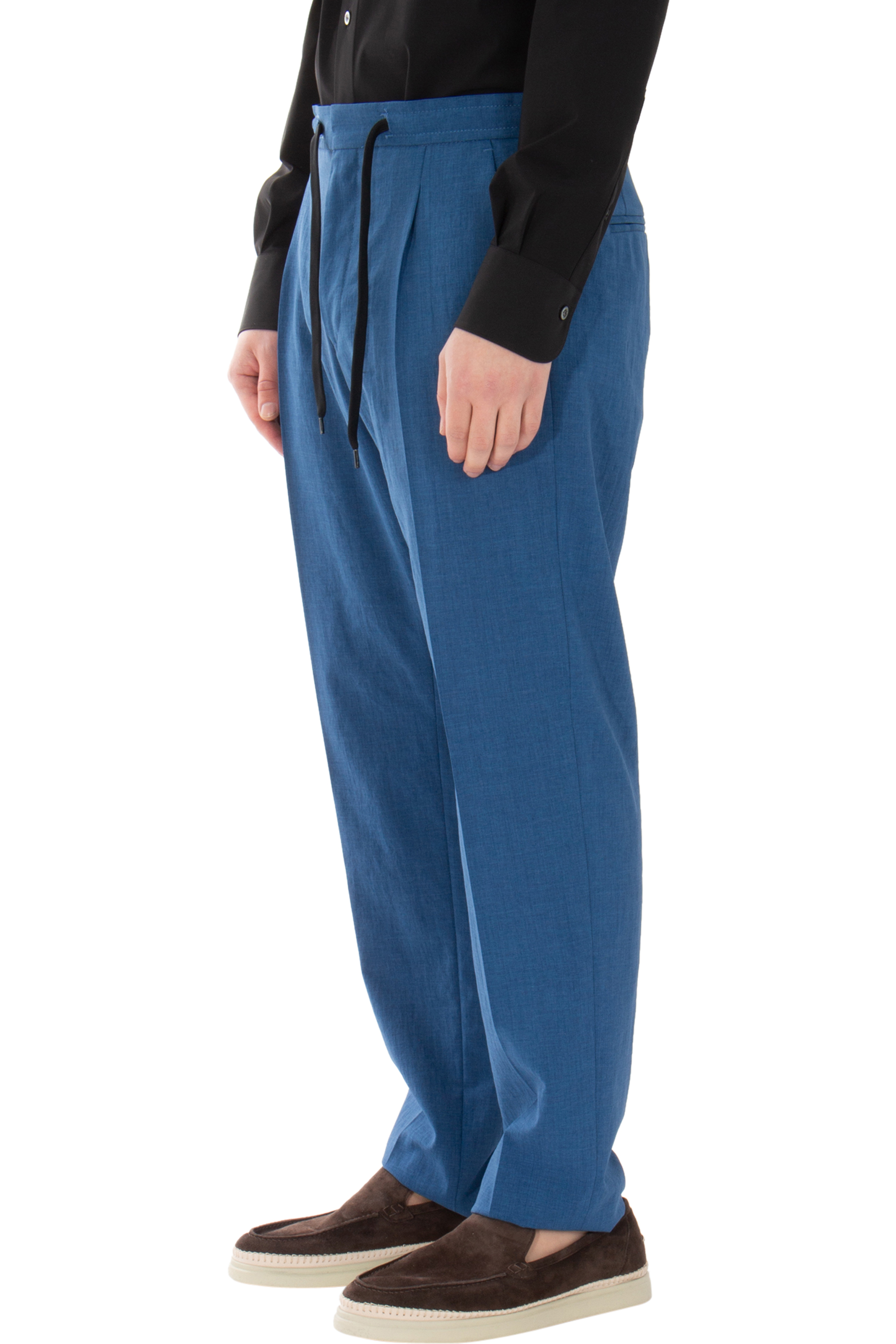 HUGO Modern-Fit Linen Optic Pants Teagan