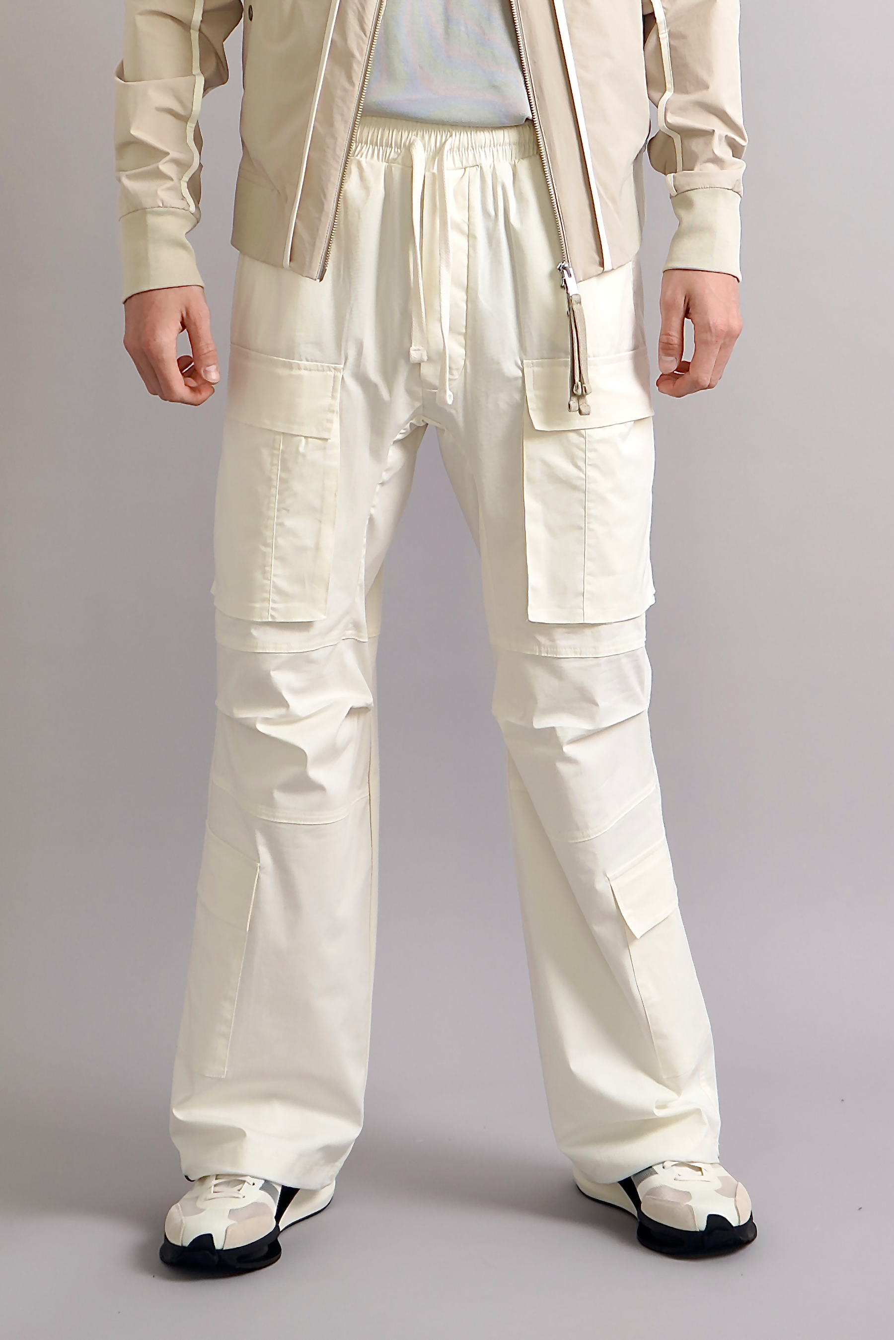 THOM KROM Drop Crotch Cotton Stretch Pants