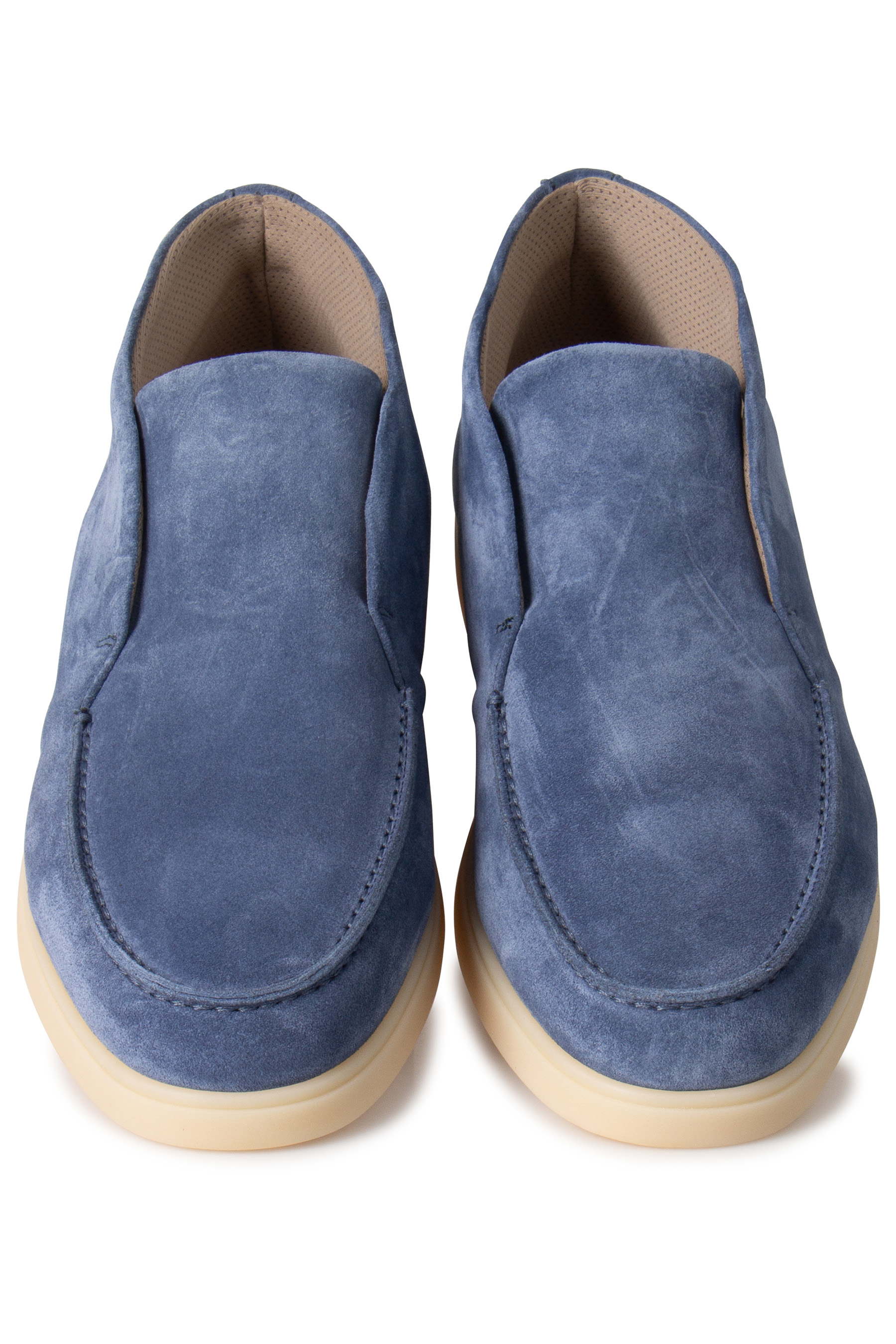 FABIANO RICCI Suede Mid Loafers FABIANO RICCI Suede Mid Loafers