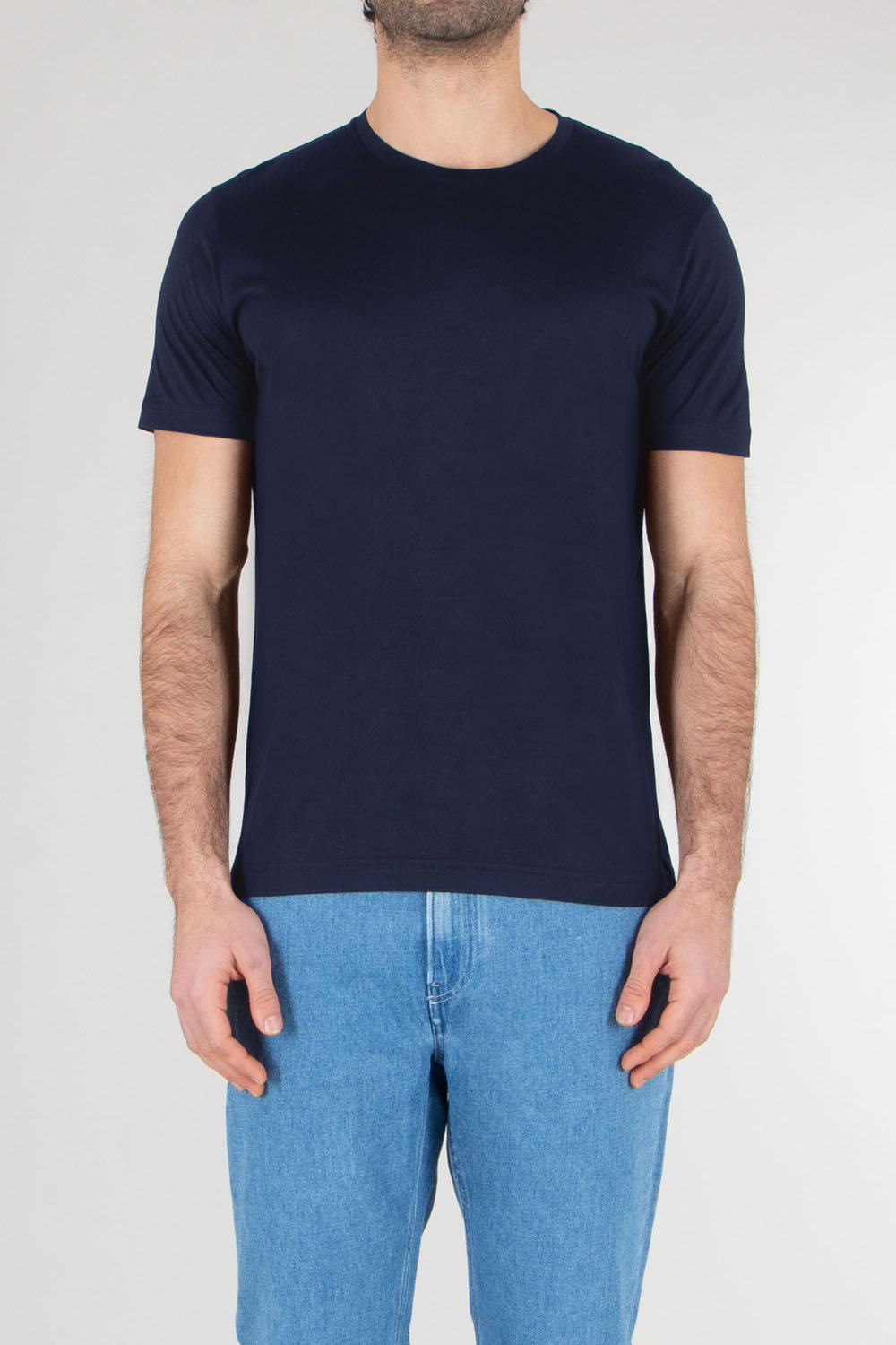 STEFAN BRANDT Regular Fit Silk Jersey T-Shirt Enno