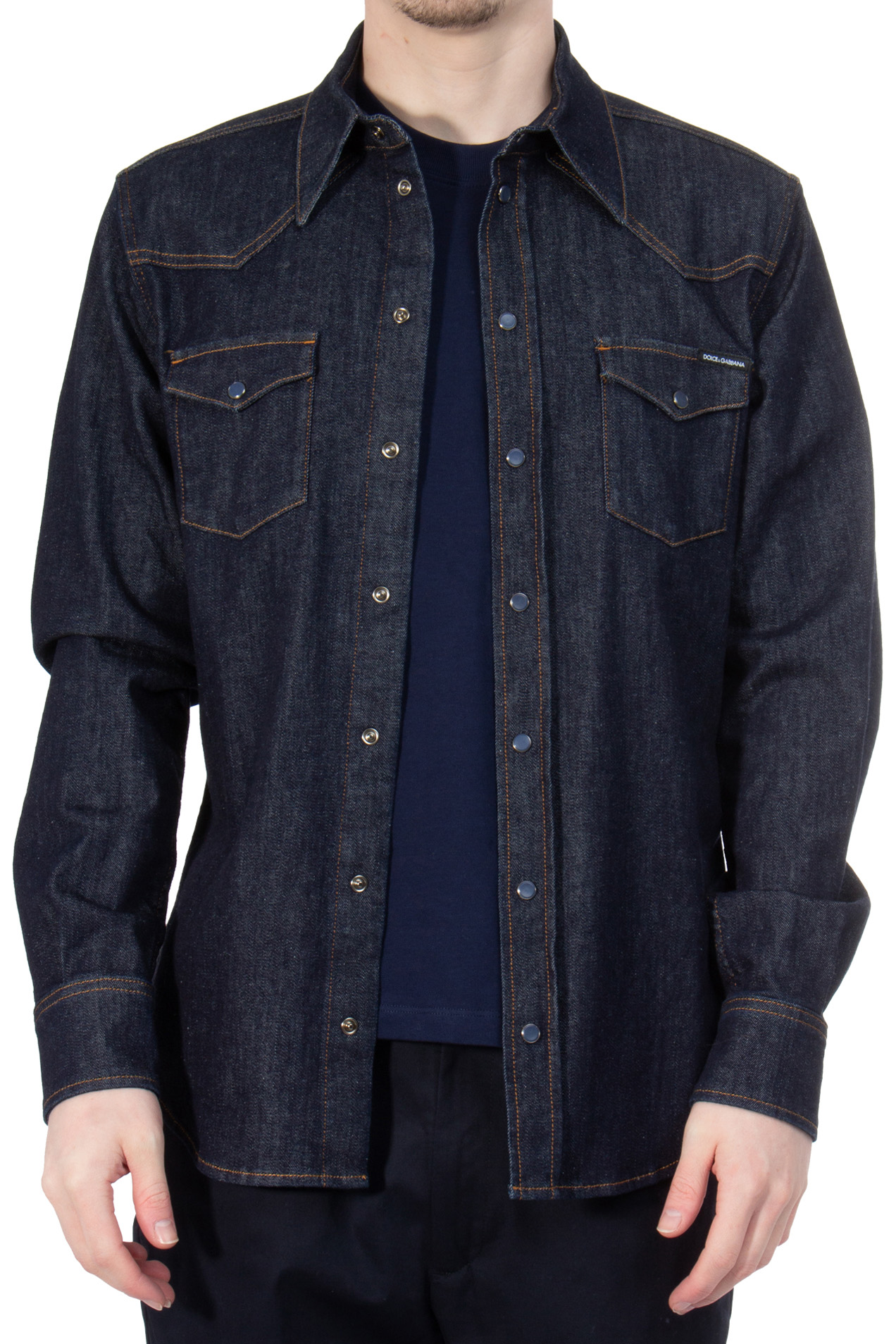 DOLCE & GABBANA Stretch Denim Shirt DOLCE & GABBANA Stretch Denim Shirt