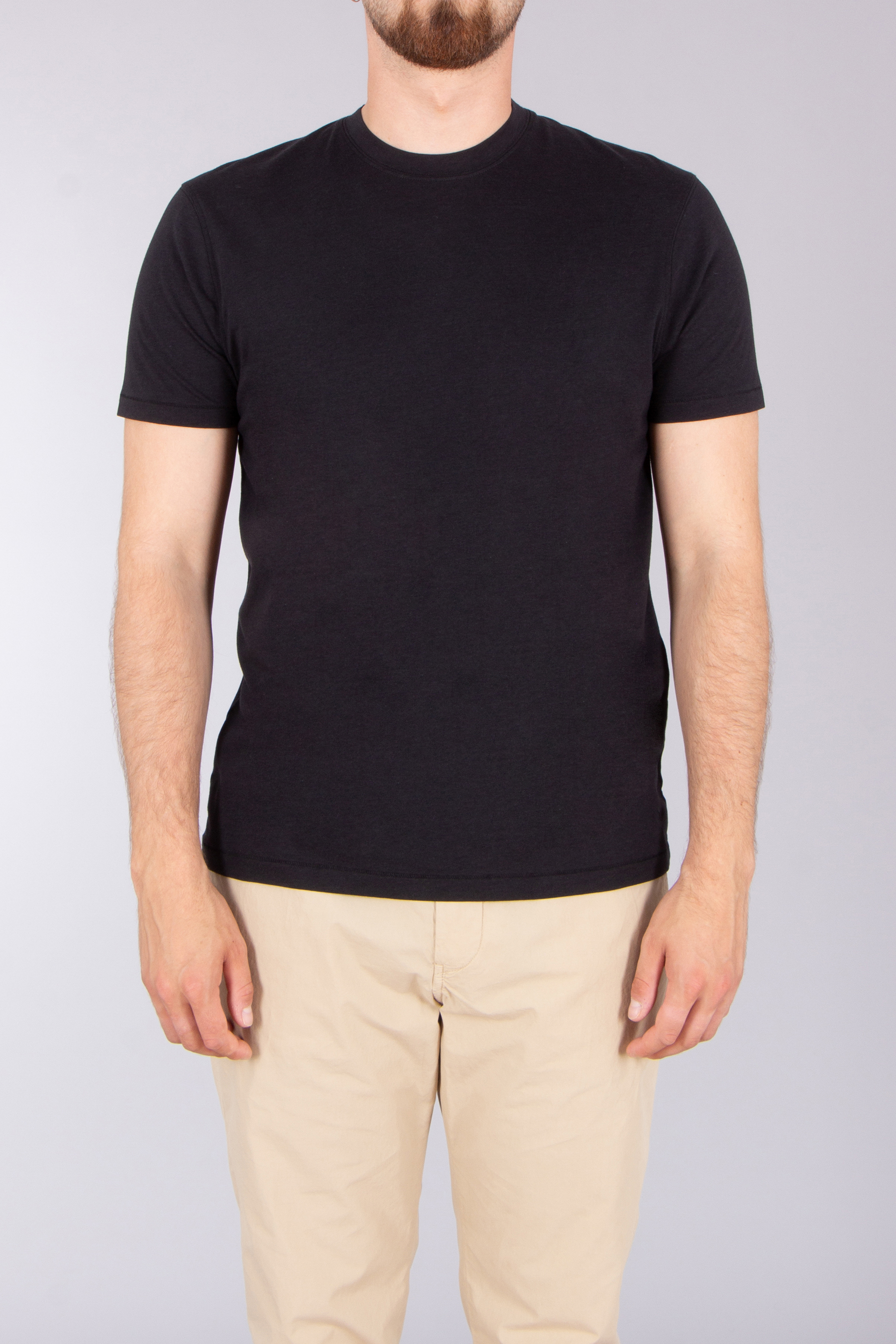 TOM FORD Regular Fit Lyocell-Cotton Jersey T-Shirt T-shirt, Erwachsener, Männlich, Mann, Person