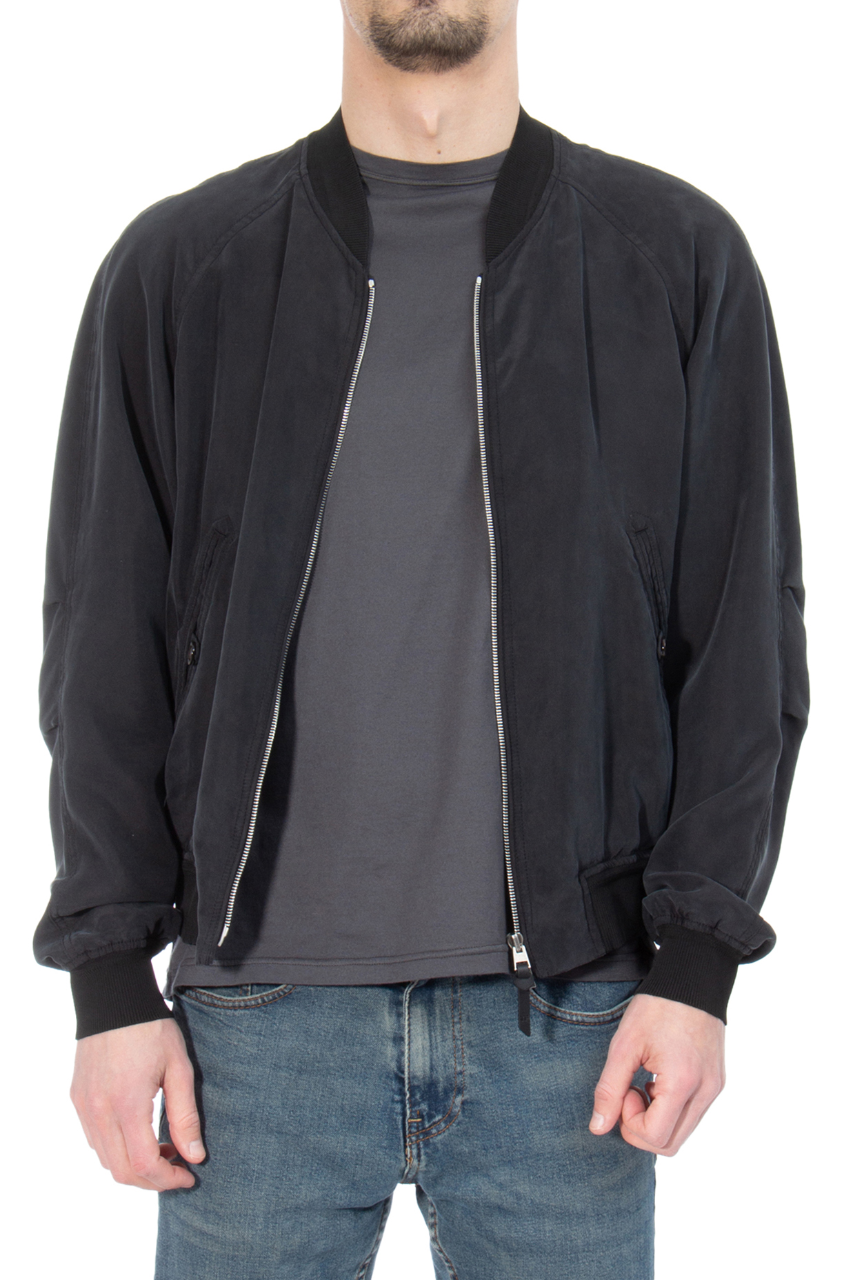 TOM FORD Silk Habotai Raglan Bomber