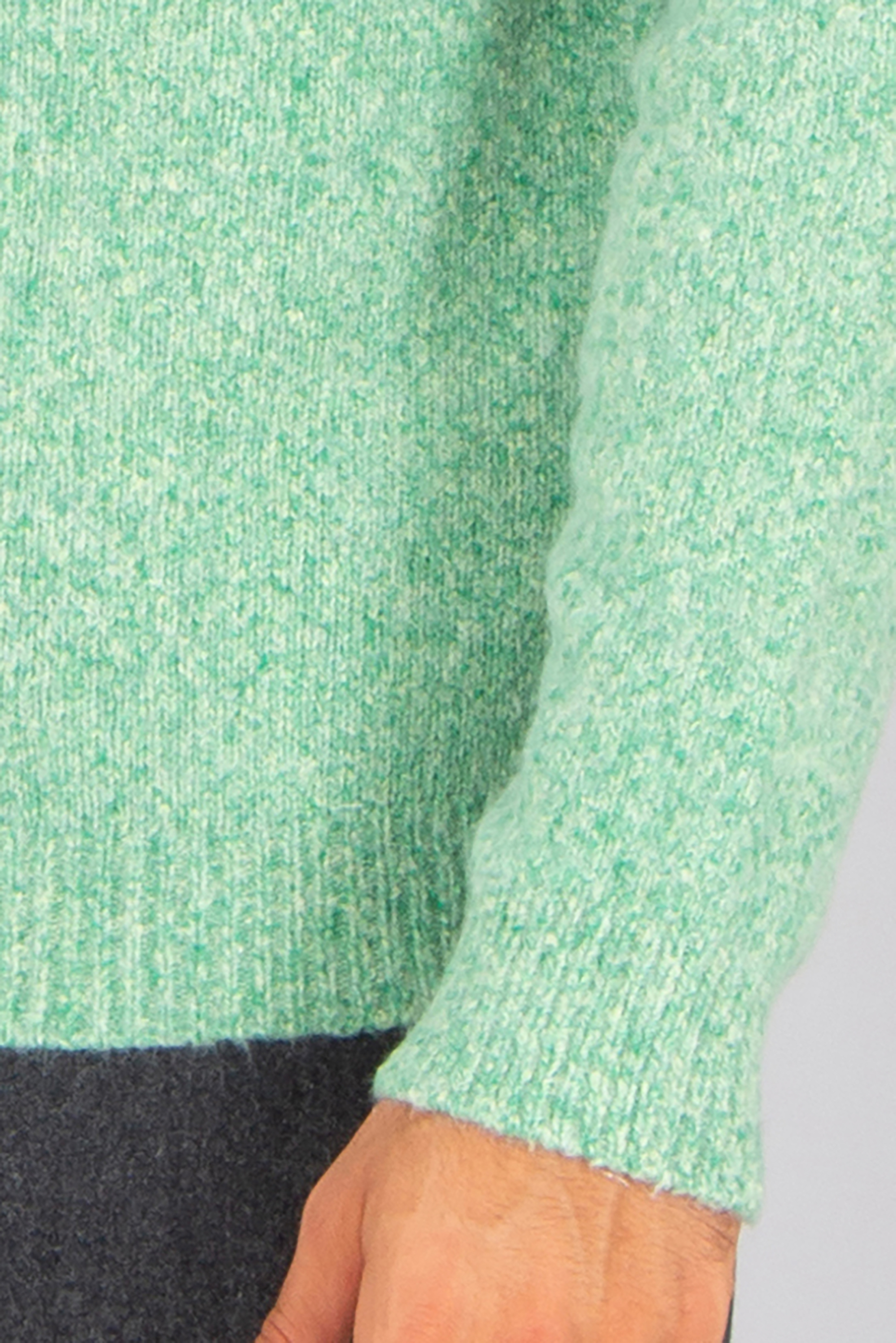 ROBERTO COLLINA Relaxed Fit Cotton-Baby Alpaca-Wool Blend Crew Neck Sweater Bekleidung, Strickwaren, Pullover, Langarm, Ärmel